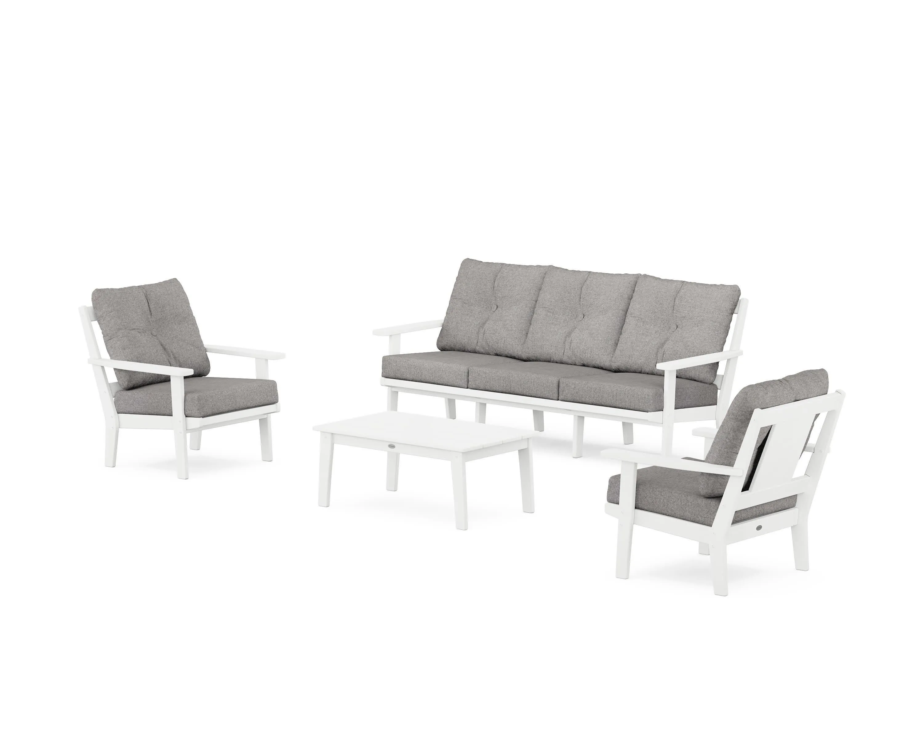 Prairie 4-Piece Deep Seating Set with Sofa
