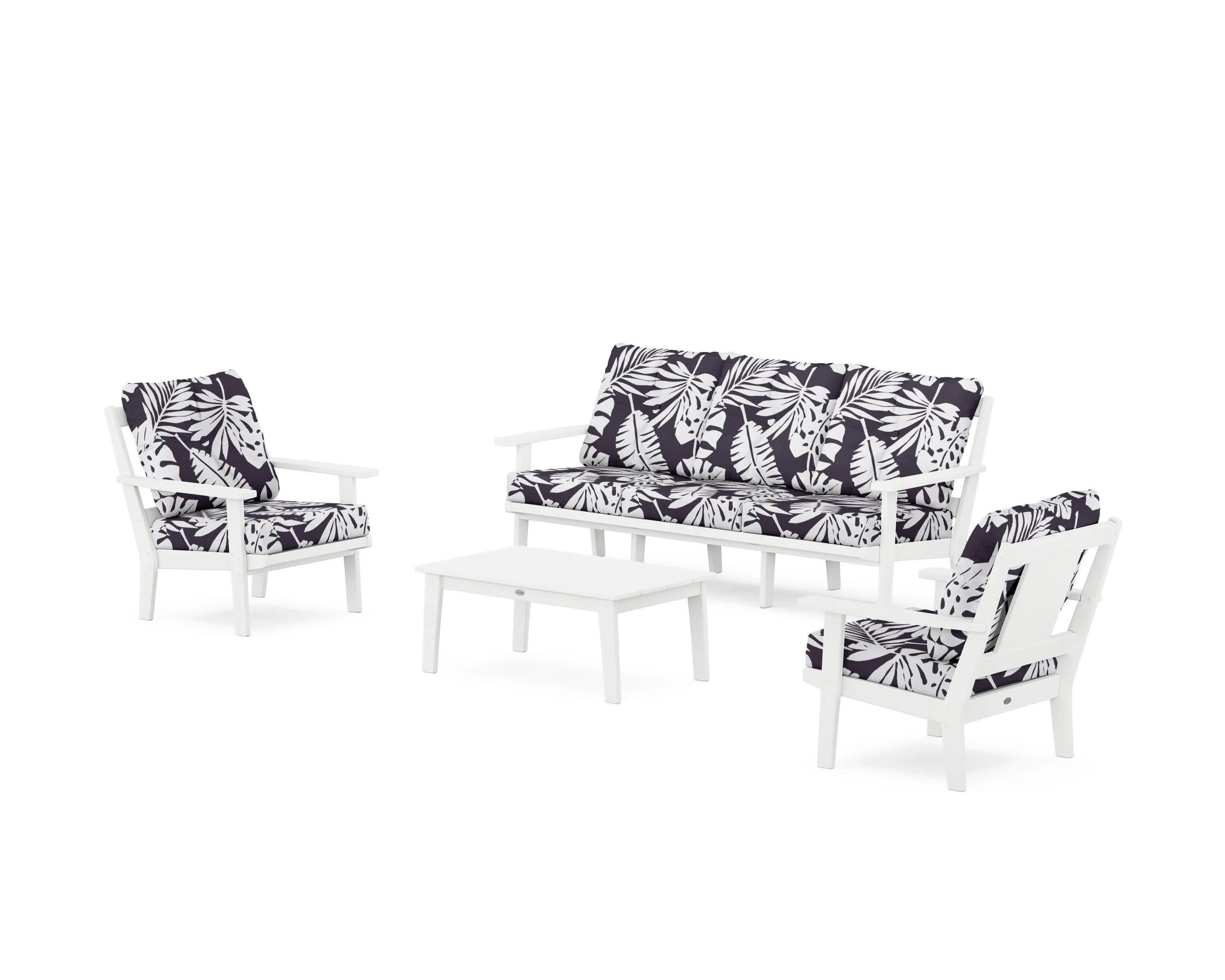 Prairie 4-Piece Deep Seating Set with Sofa
