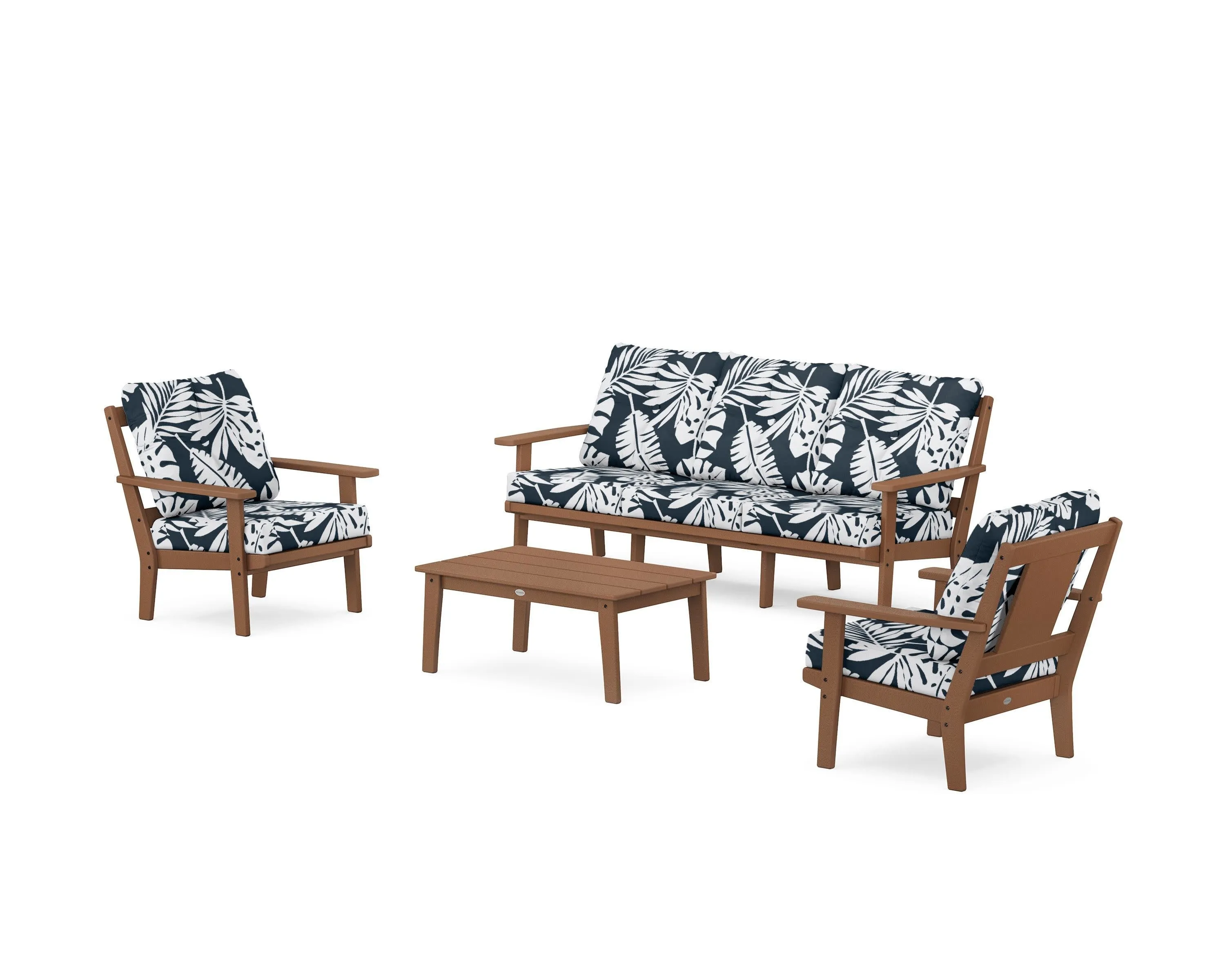 Prairie 4-Piece Deep Seating Set with Sofa
