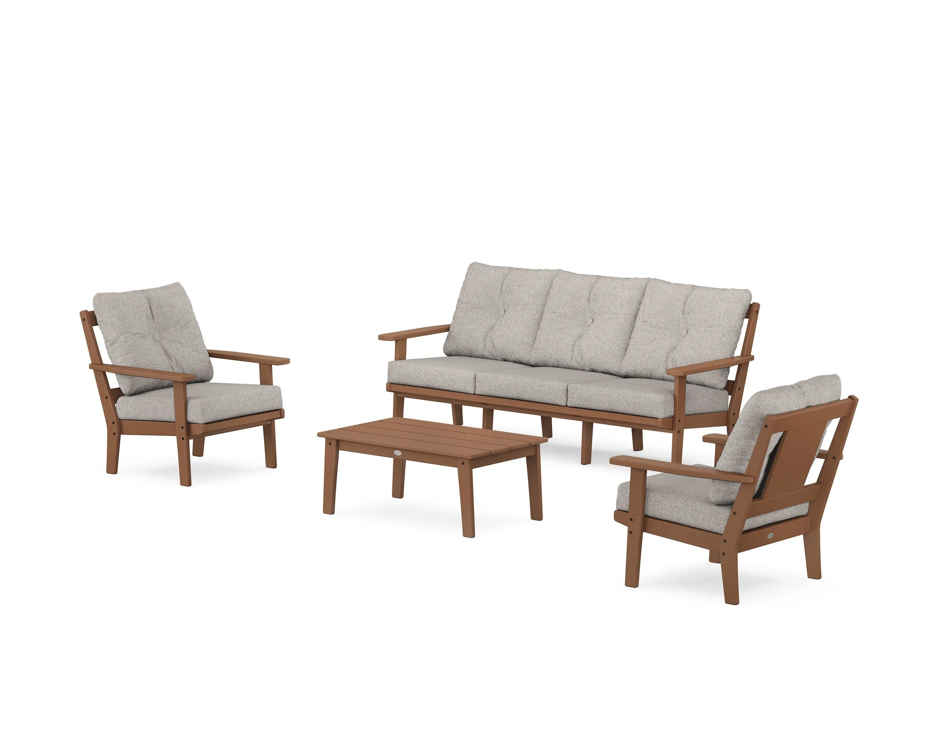 Prairie 4-Piece Deep Seating Set with Sofa