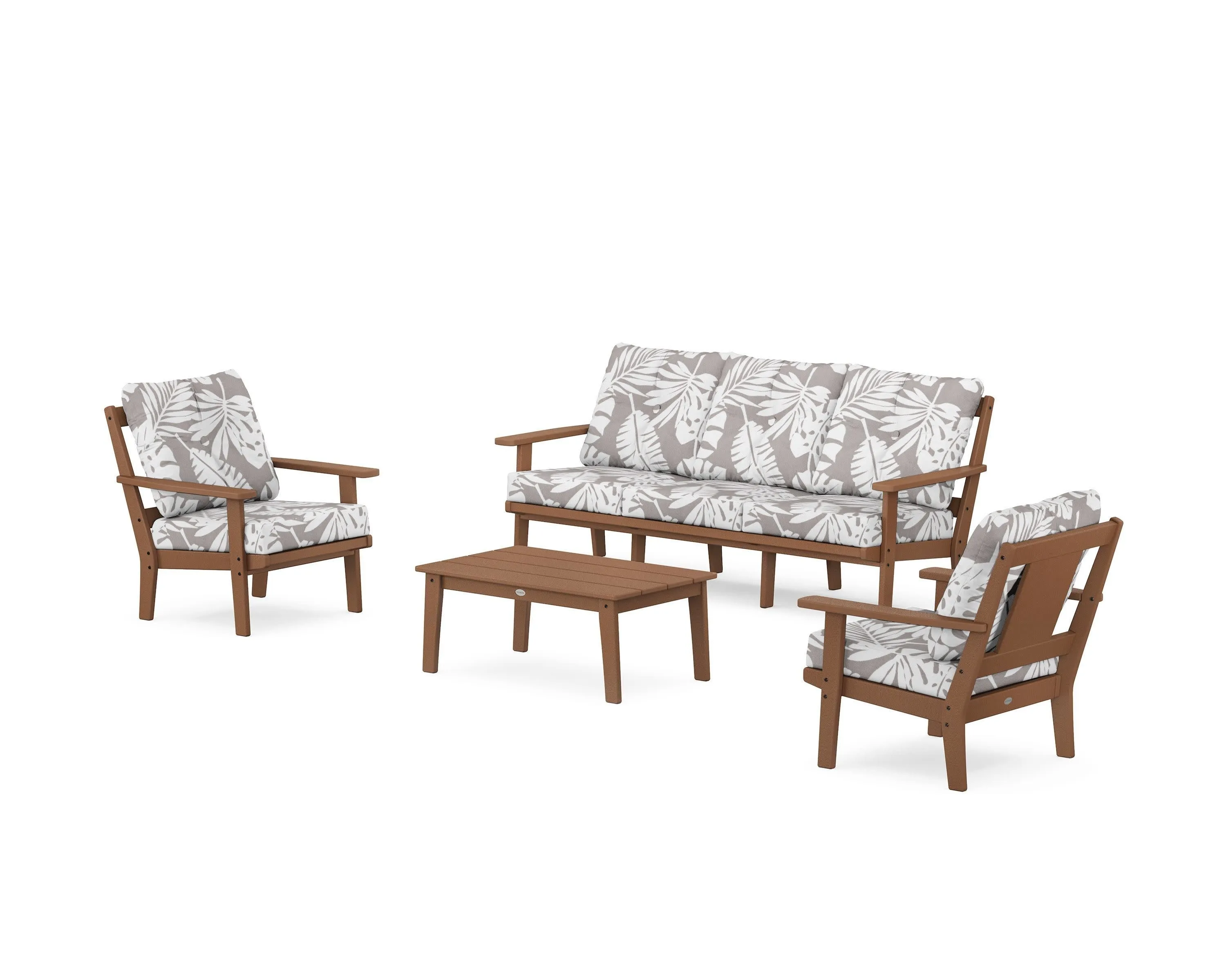 Prairie 4-Piece Deep Seating Set with Sofa