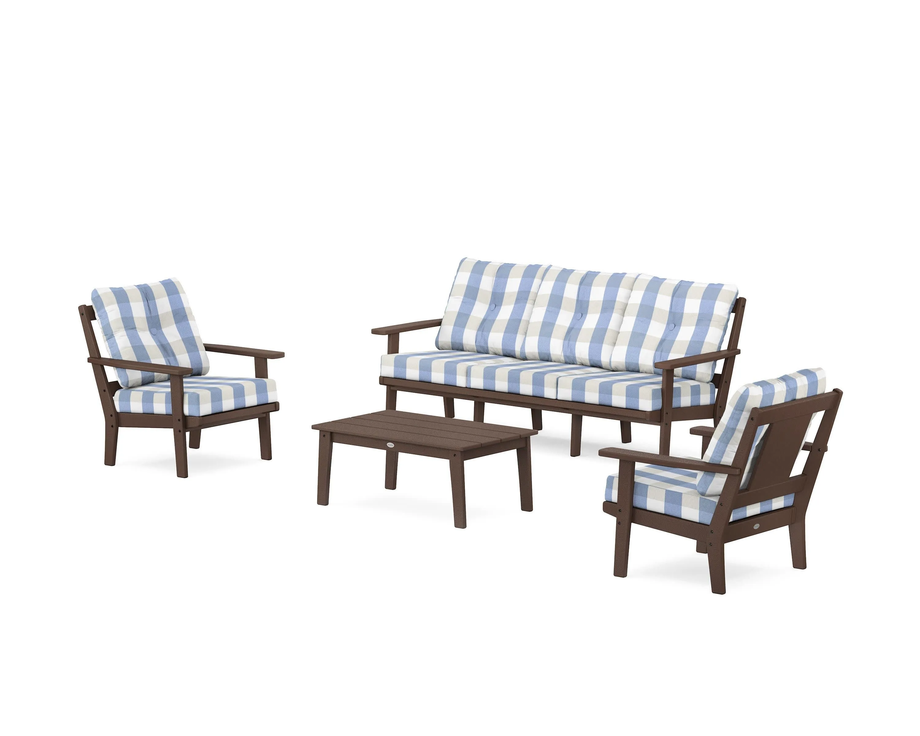 Prairie 4-Piece Deep Seating Set with Sofa