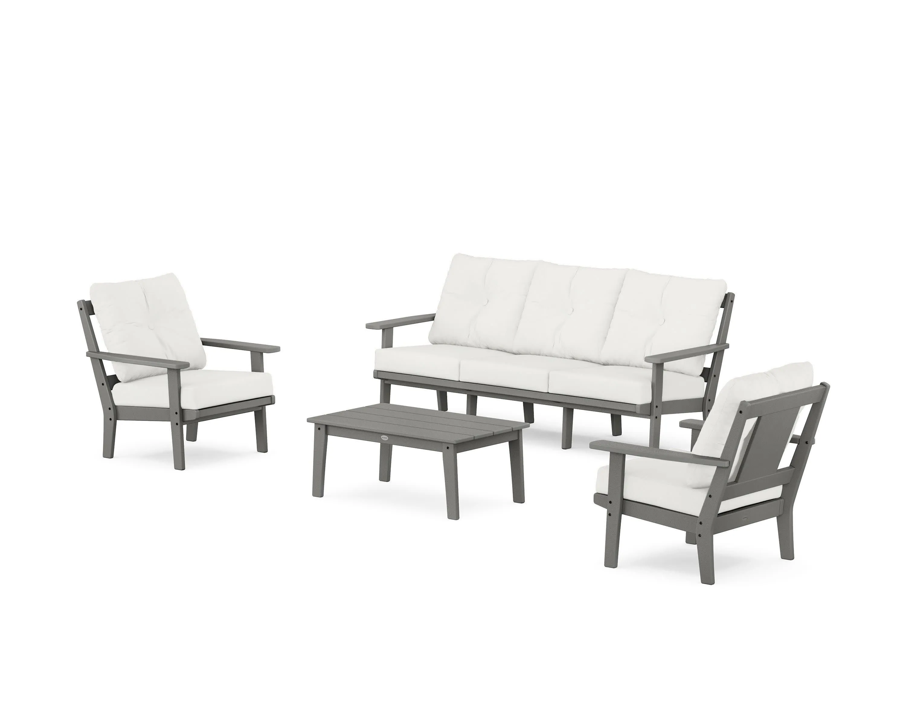 Prairie 4-Piece Deep Seating Set with Sofa