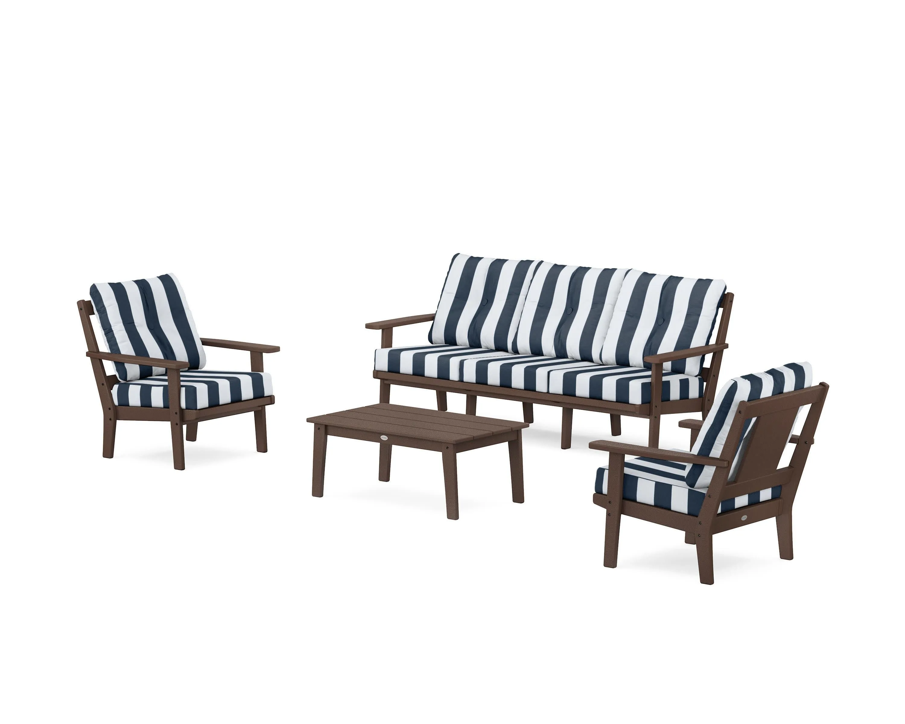 Prairie 4-Piece Deep Seating Set with Sofa