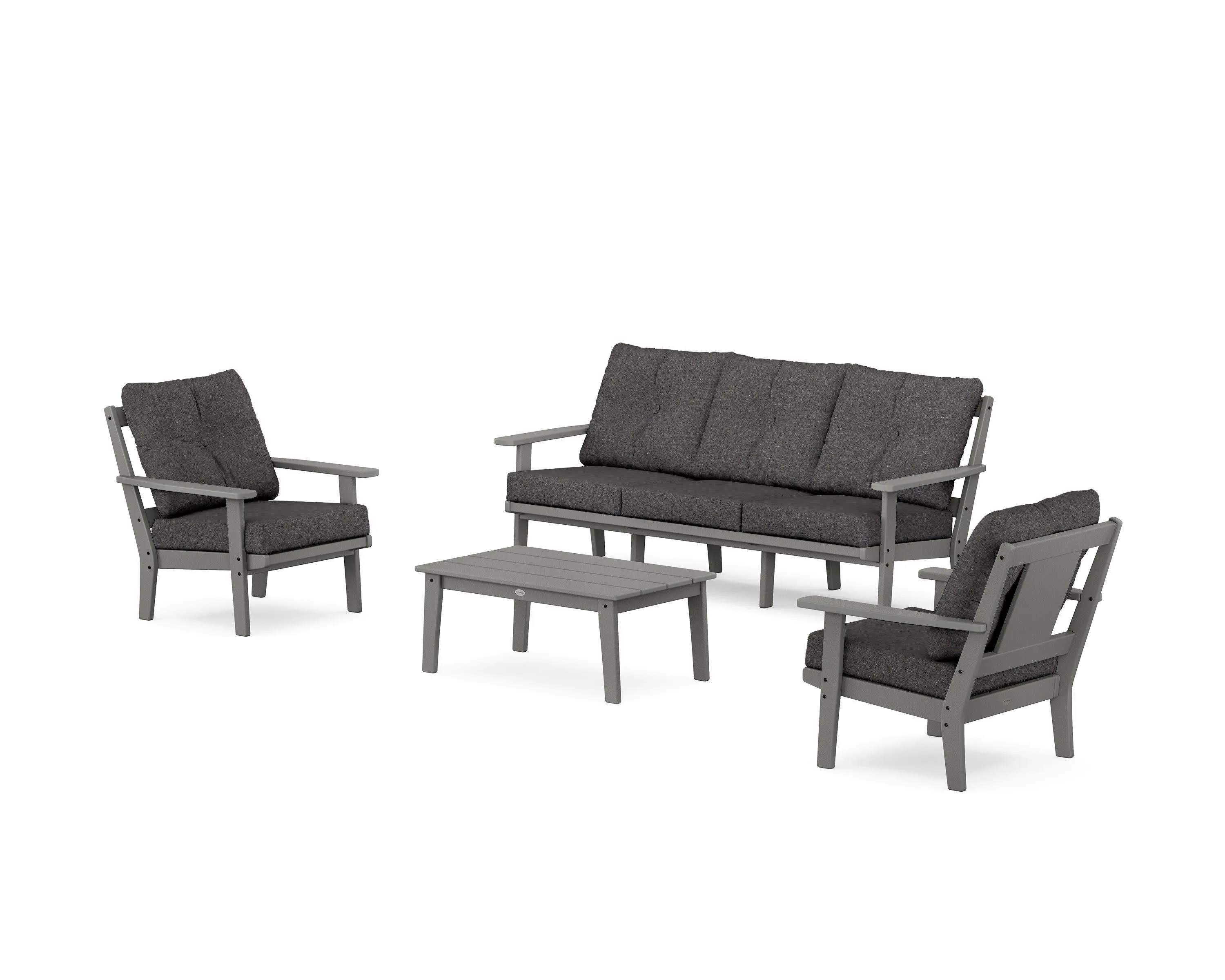Prairie 4-Piece Deep Seating Set with Sofa
