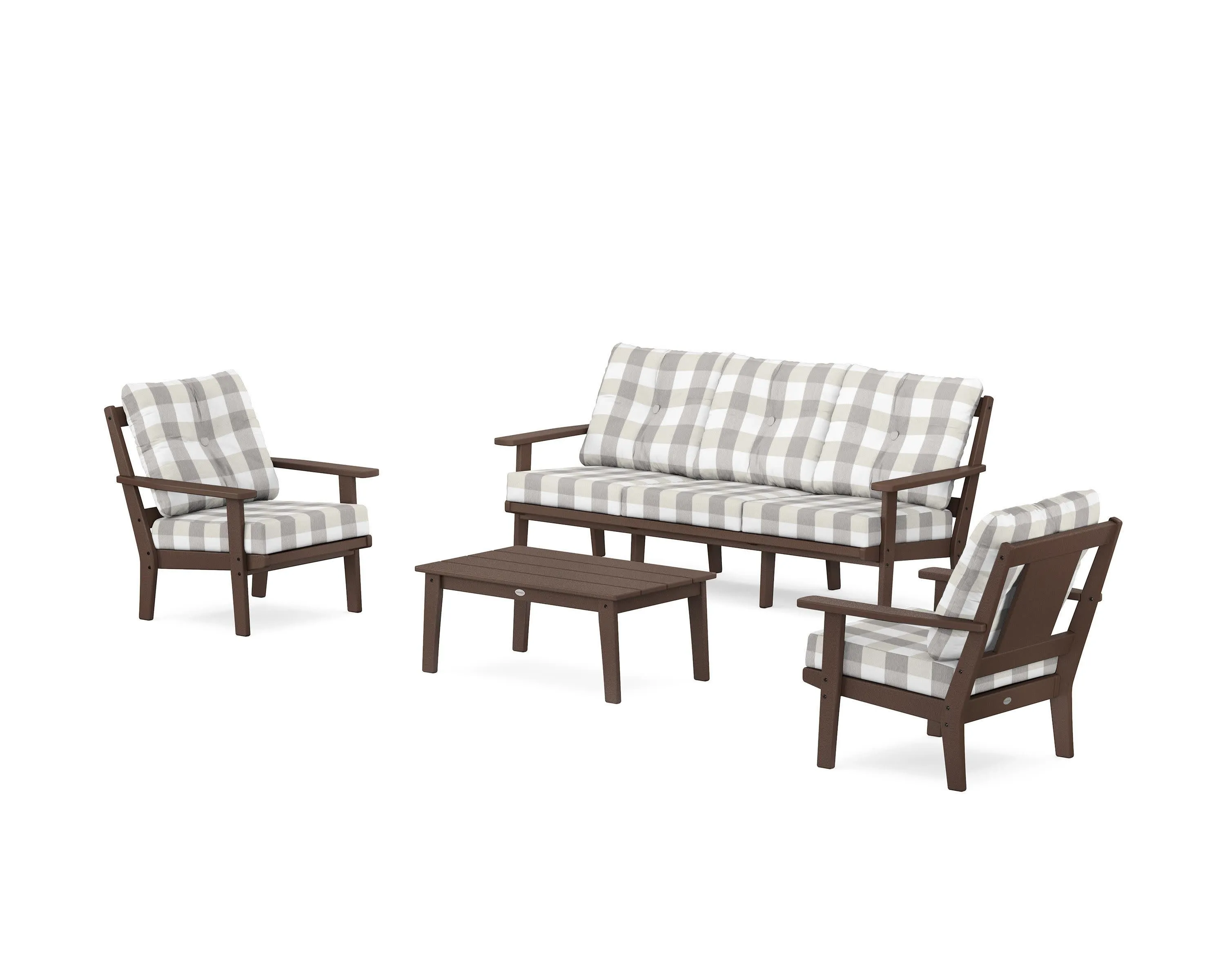 Prairie 4-Piece Deep Seating Set with Sofa