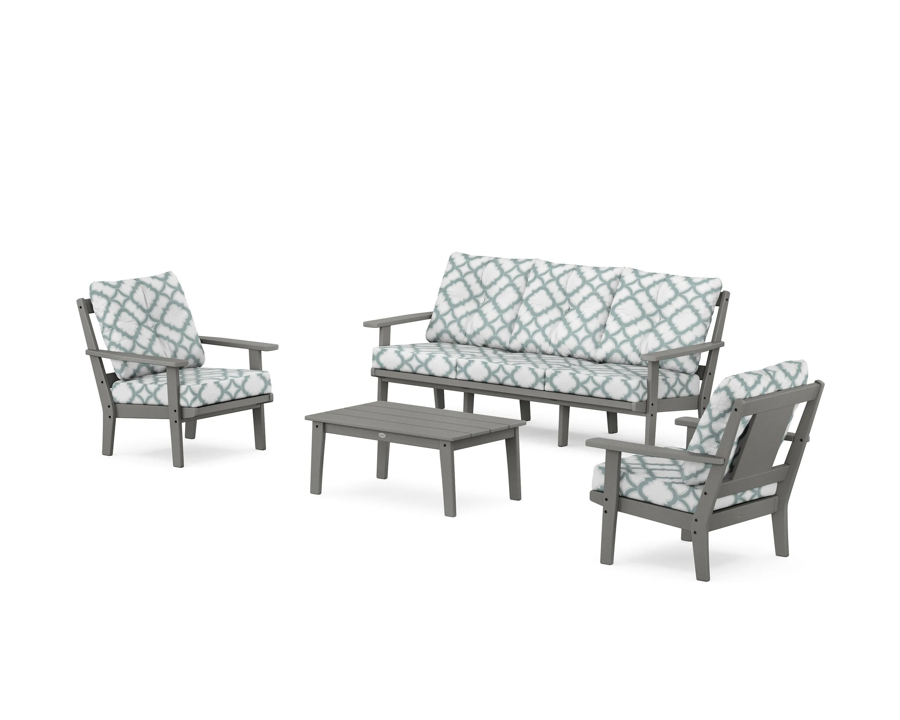 Prairie 4-Piece Deep Seating Set with Sofa