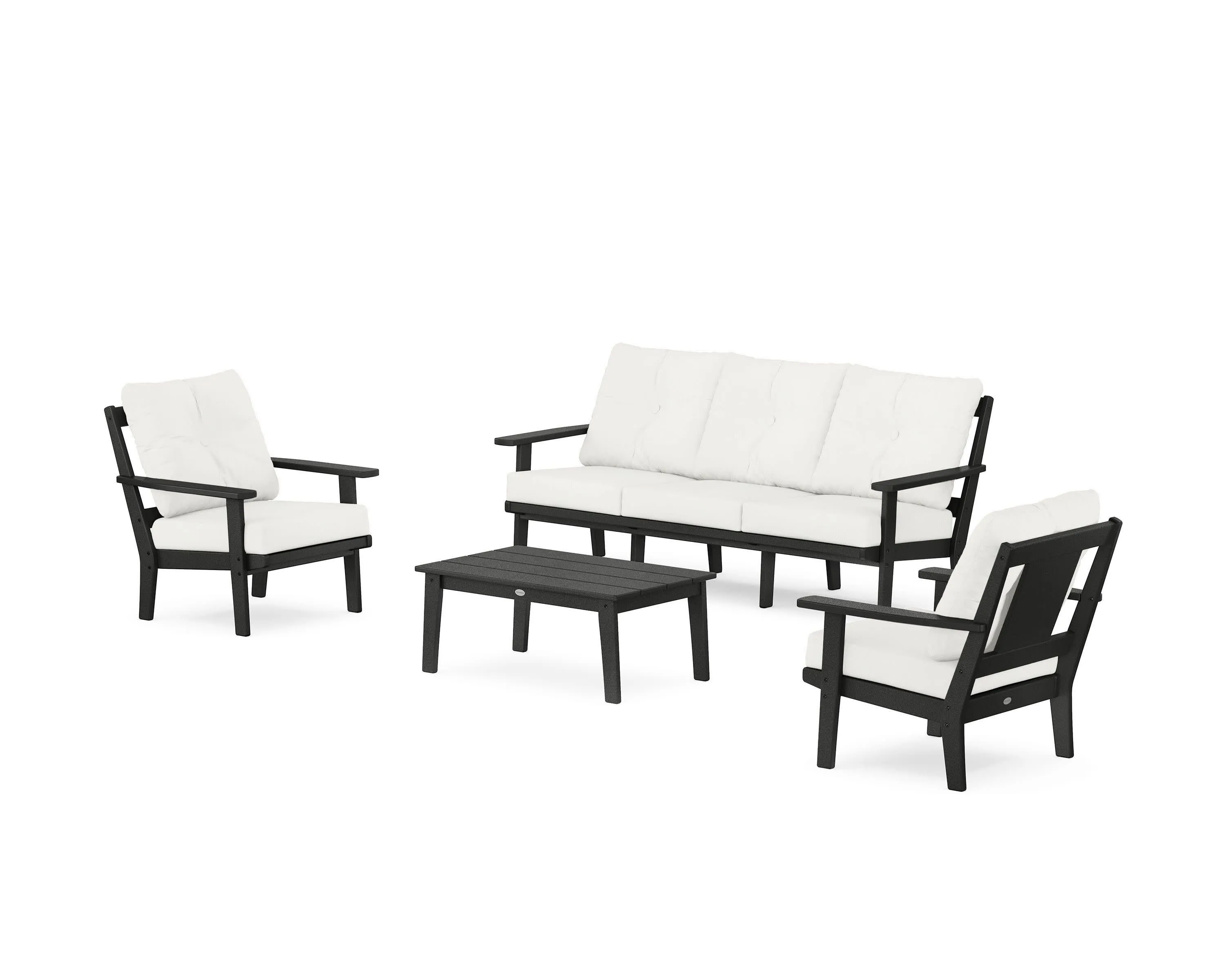 Prairie 4-Piece Deep Seating Set with Sofa