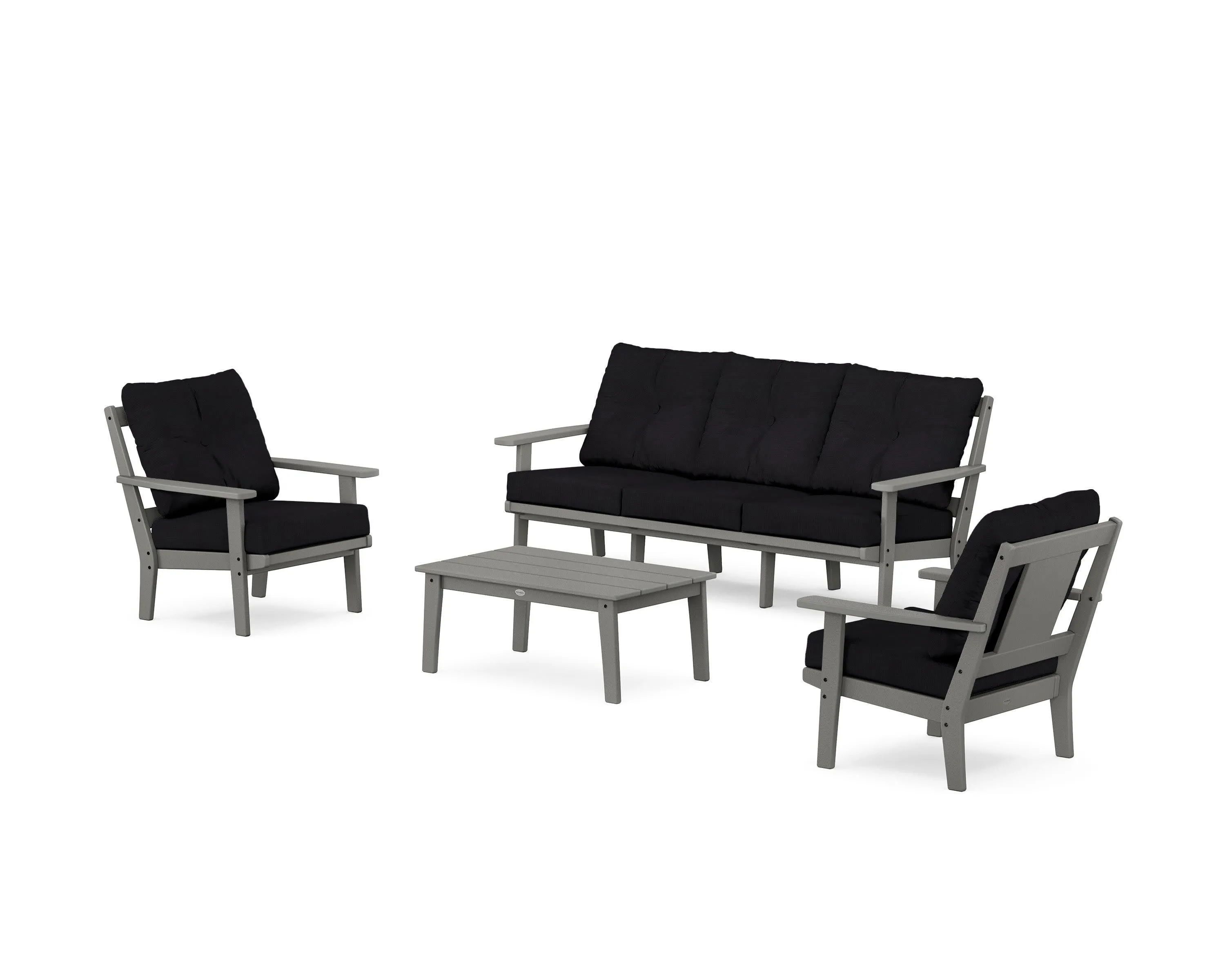 Prairie 4-Piece Deep Seating Set with Sofa