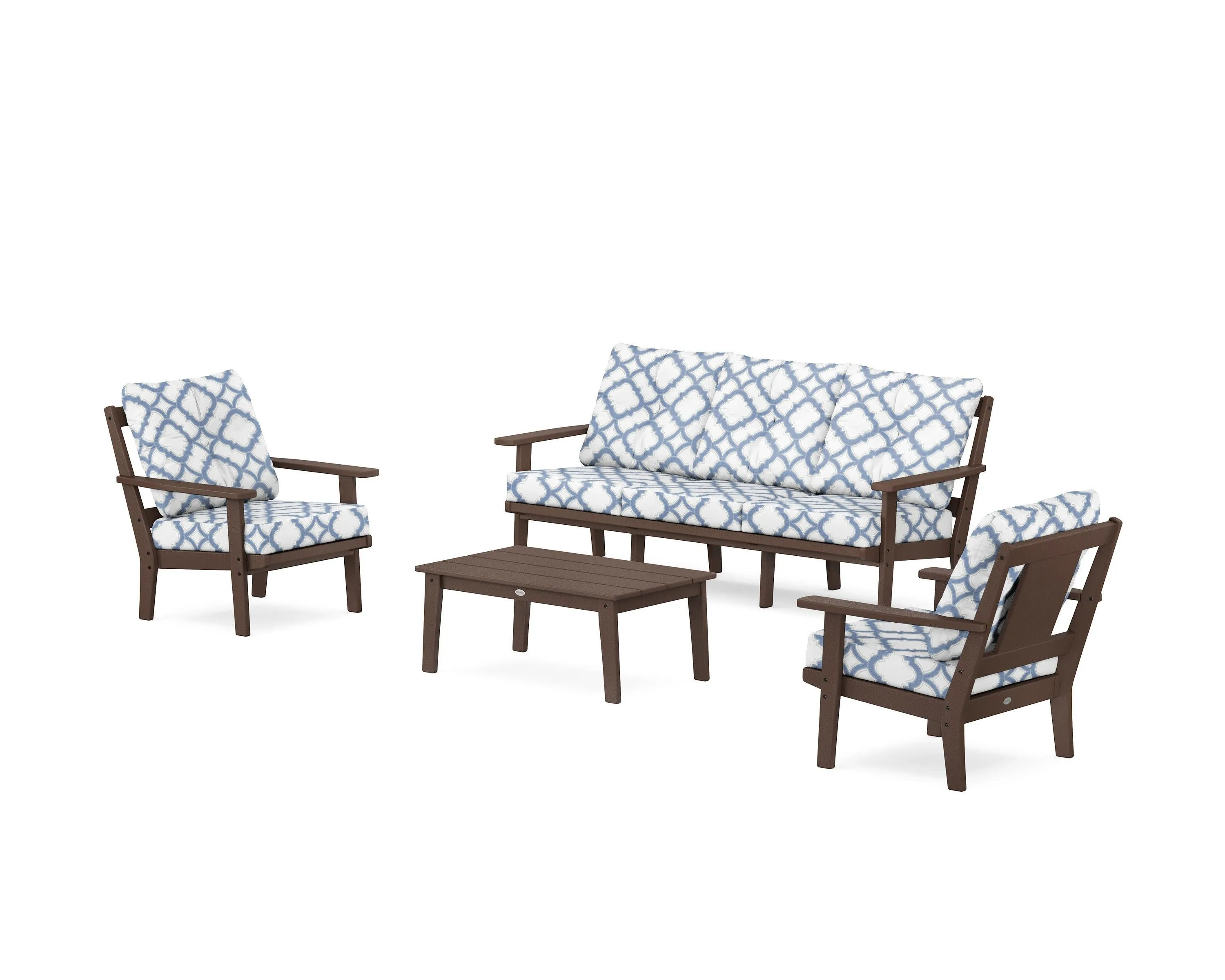 Prairie 4-Piece Deep Seating Set with Sofa