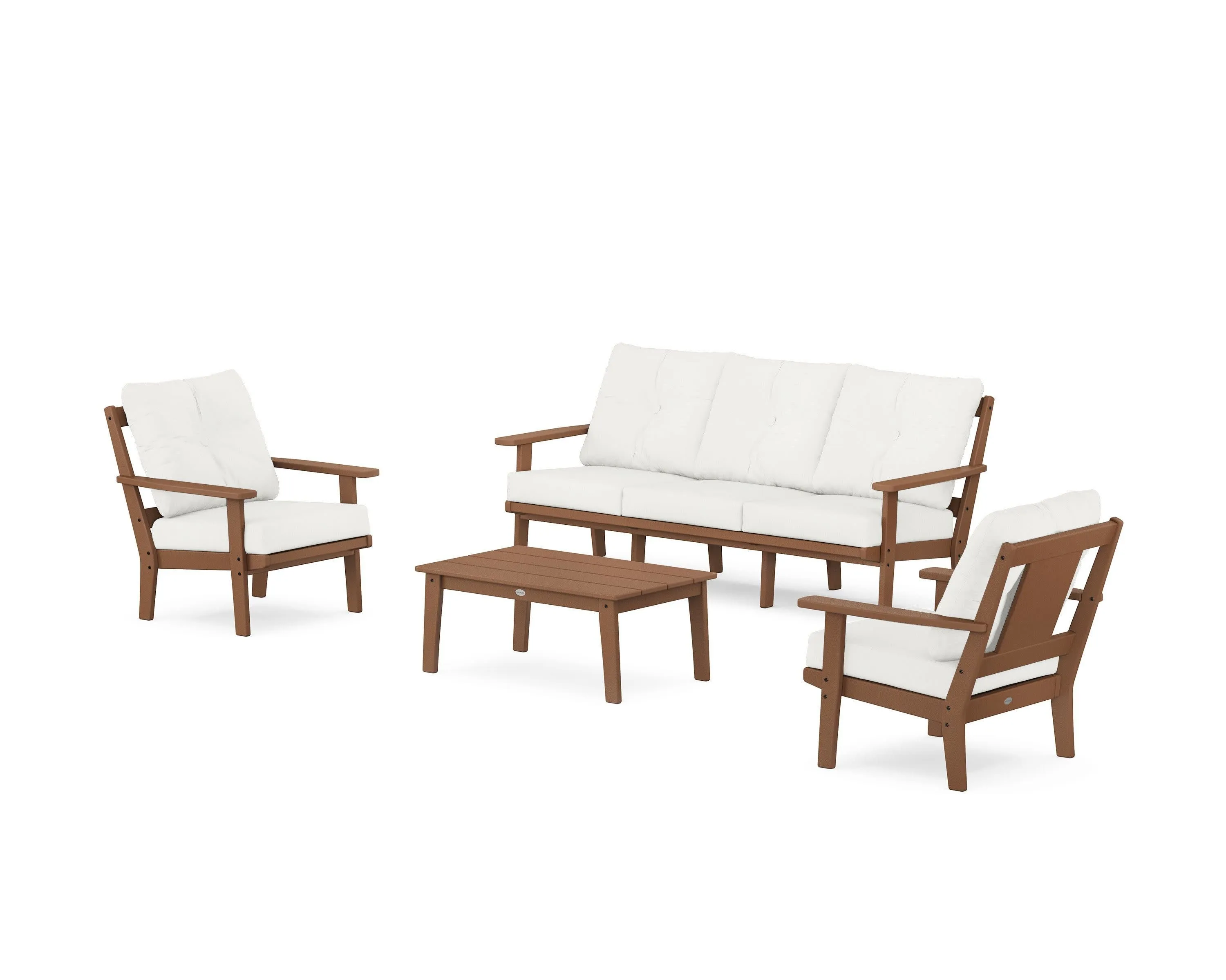Prairie 4-Piece Deep Seating Set with Sofa