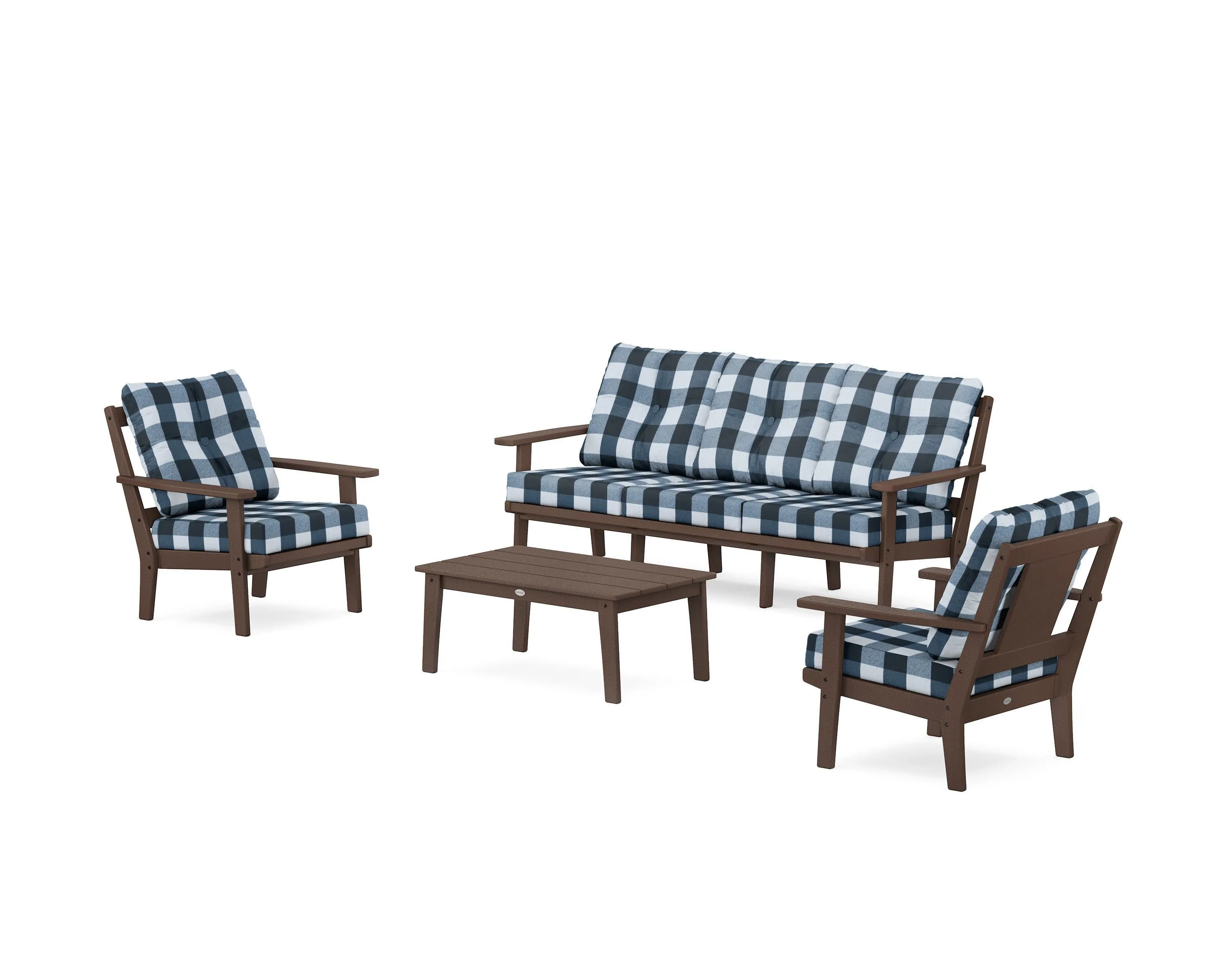 Prairie 4-Piece Deep Seating Set with Sofa