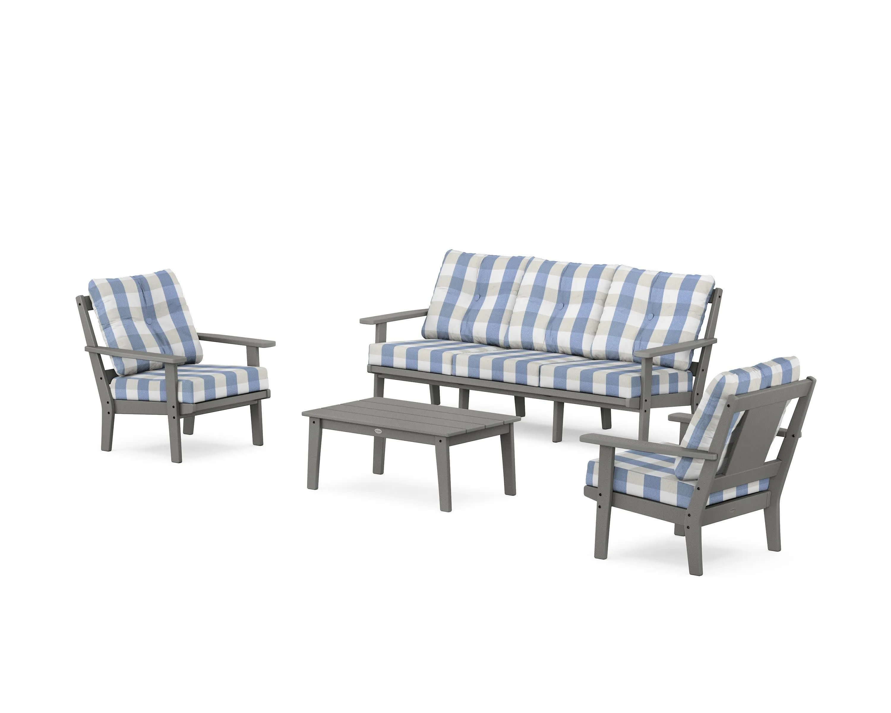 Prairie 4-Piece Deep Seating Set with Sofa