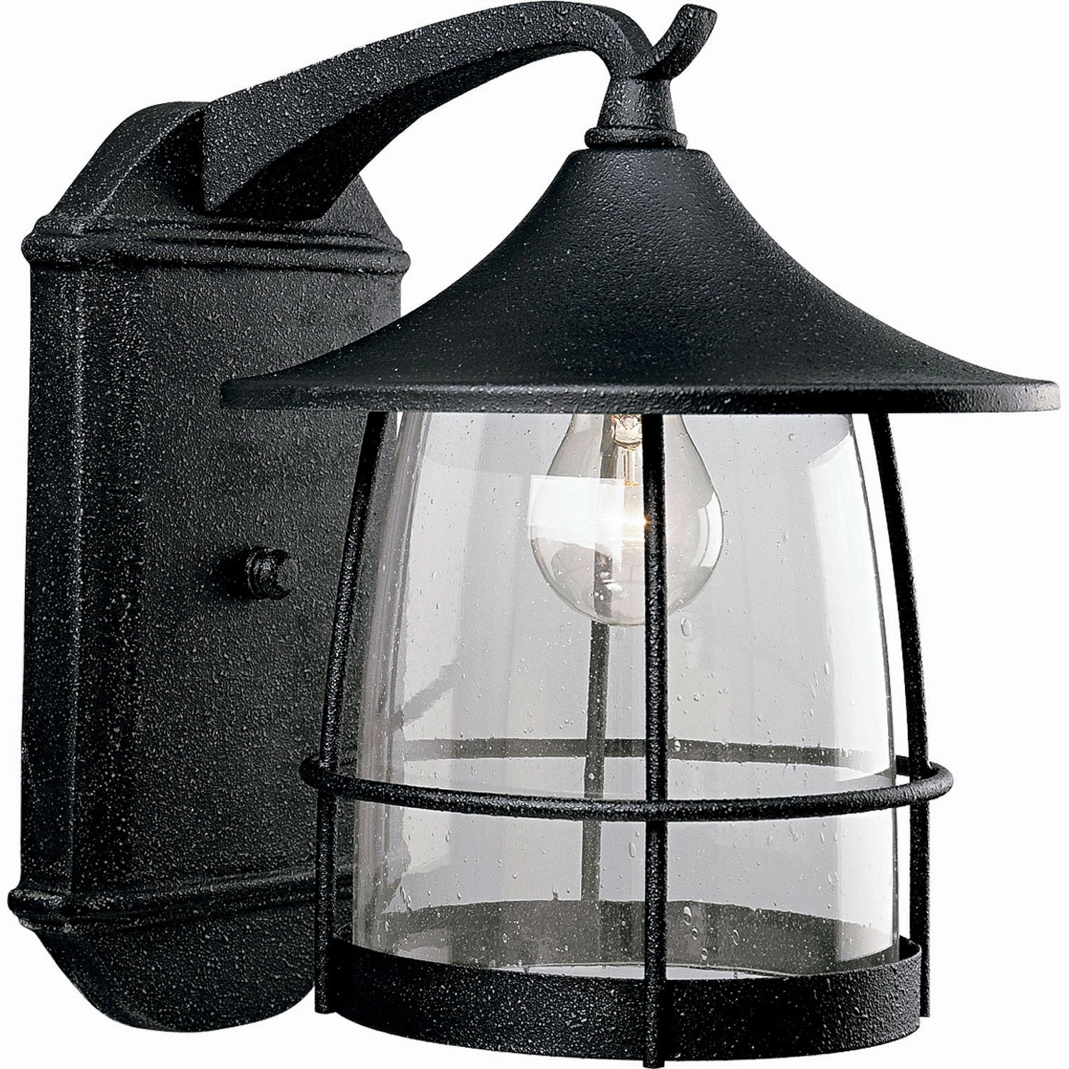 Prairie One Light Wall Lantern Gilded IronOutdoor wall sconces with motion sensor