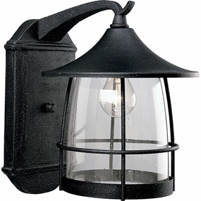 Prairie One Light Wall Lantern Gilded IronOutdoor wall sconces with motion sensor