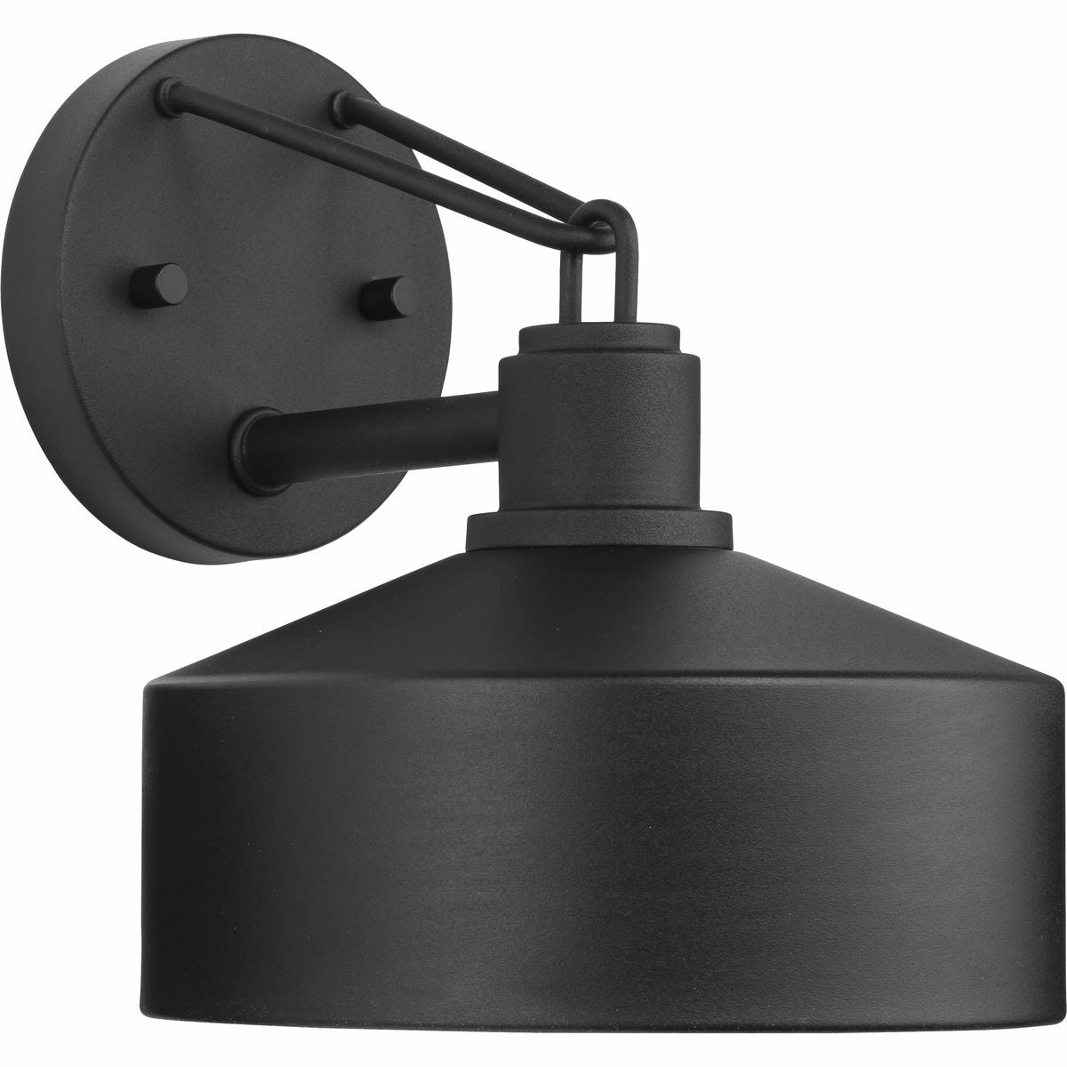 Precinct One Light Outdoor Wall Lantern Black