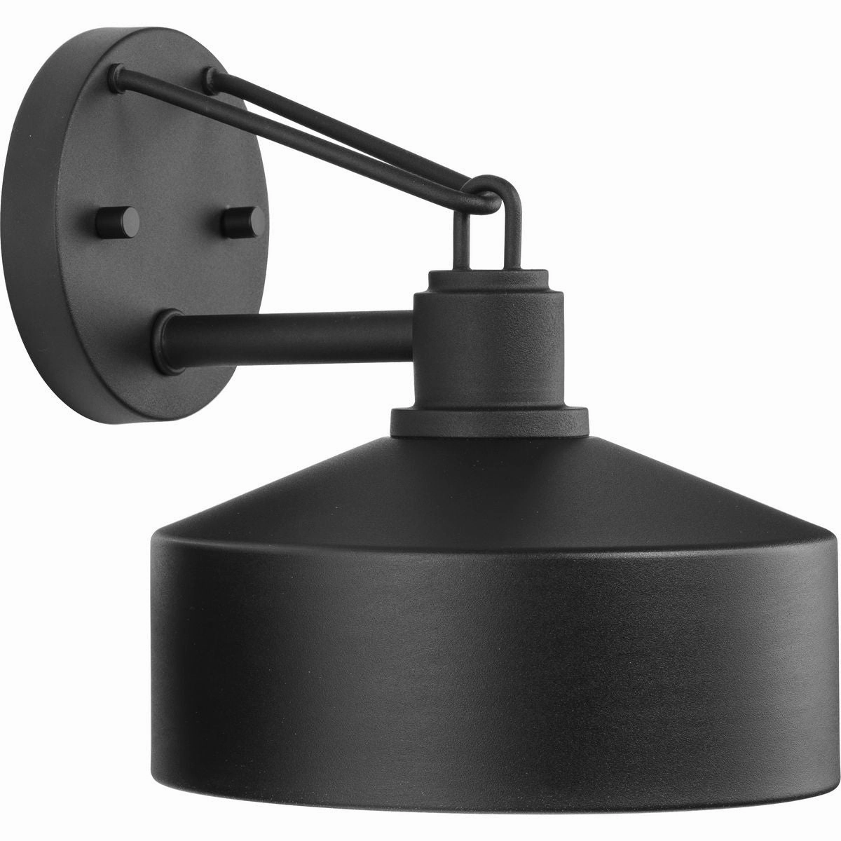 Precinct One Light Outdoor Wall Lantern Black