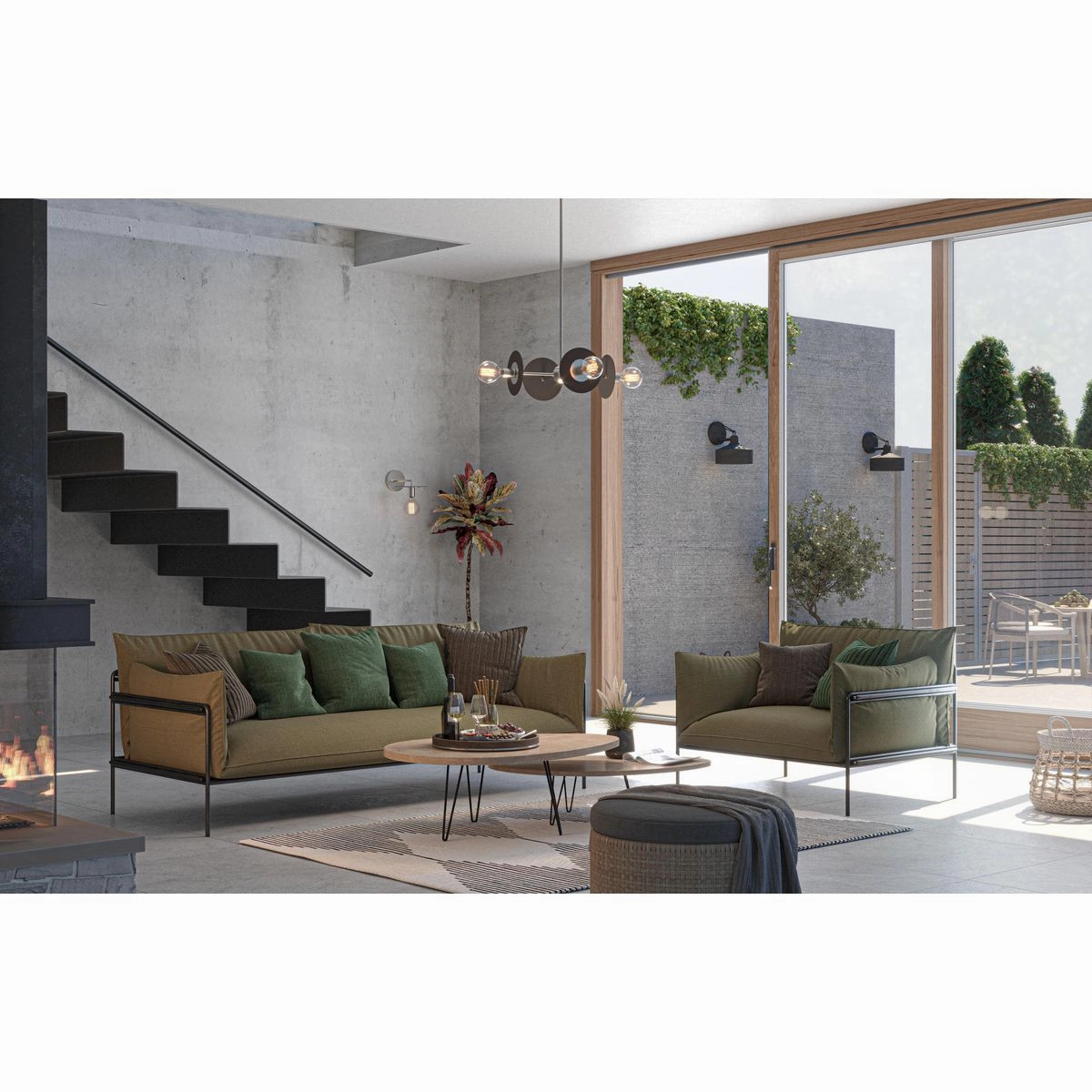Precinct One Light Outdoor Wall Lantern Black