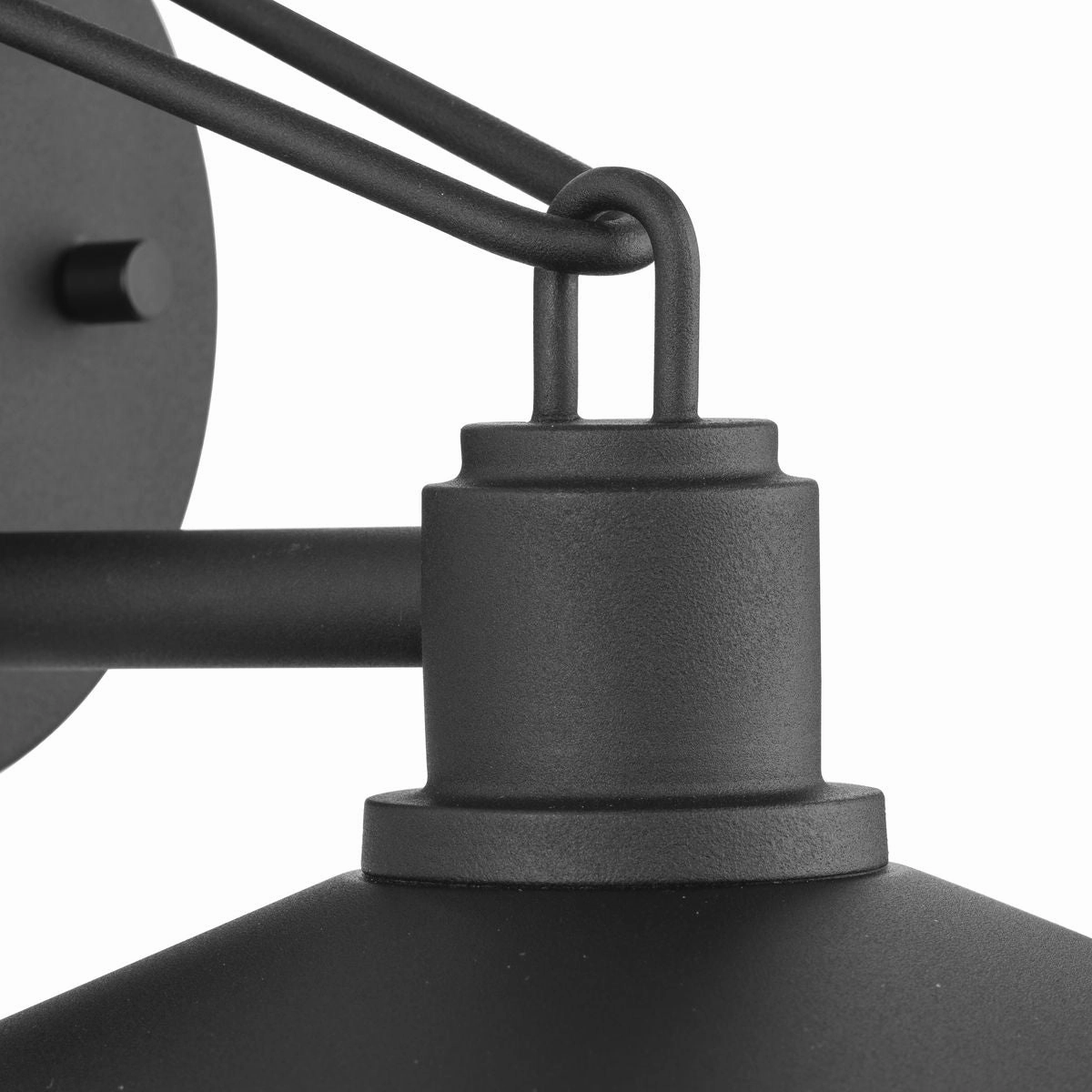 Precinct One Light Outdoor Wall Lantern Black