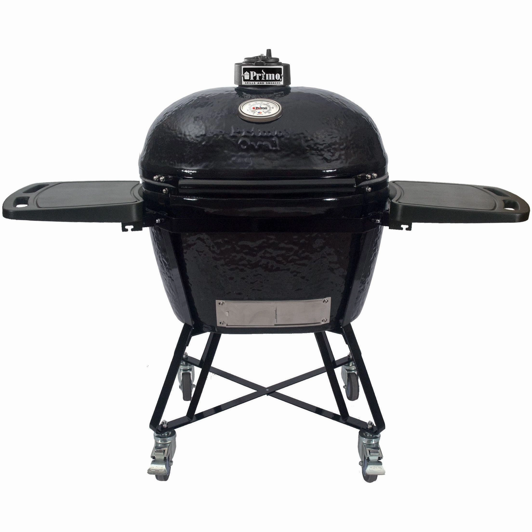 Primo All-In-One Oval XL 400 Ceramic Charcoal Grill PGCXLC professional outdoor BBQ grill set