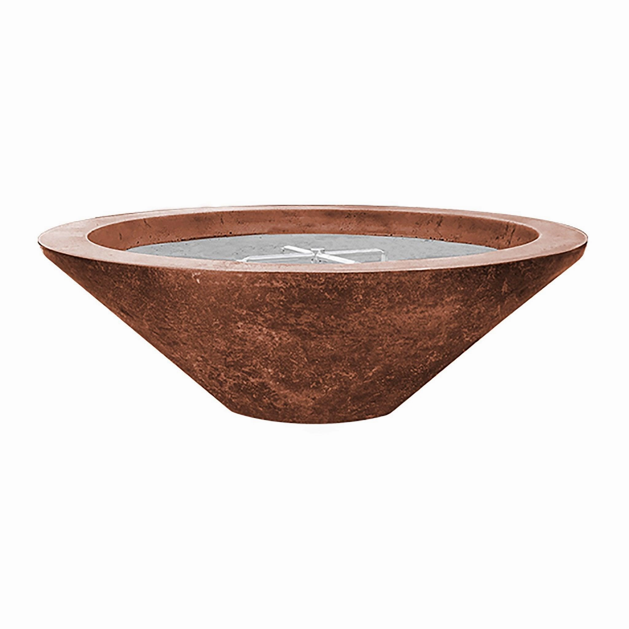 Prism Hardscapes - Embarcadero Pedestal Round Concrete Fire Bowl