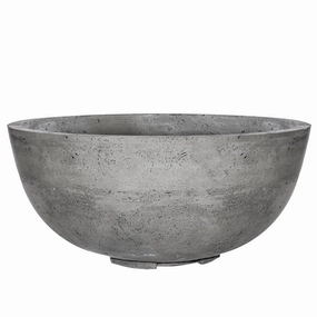 Prism Hardscapes - Moderno Series 1 Round Concrete Fire Bowlportable outdoor fire pit with lid