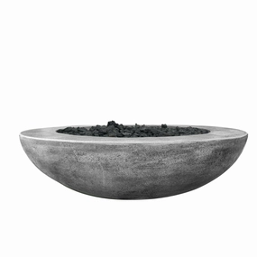 Prism Hardscapes - Moderno Series 70 Round Concrete Fire Bowlportable outdoor fire pit with lid