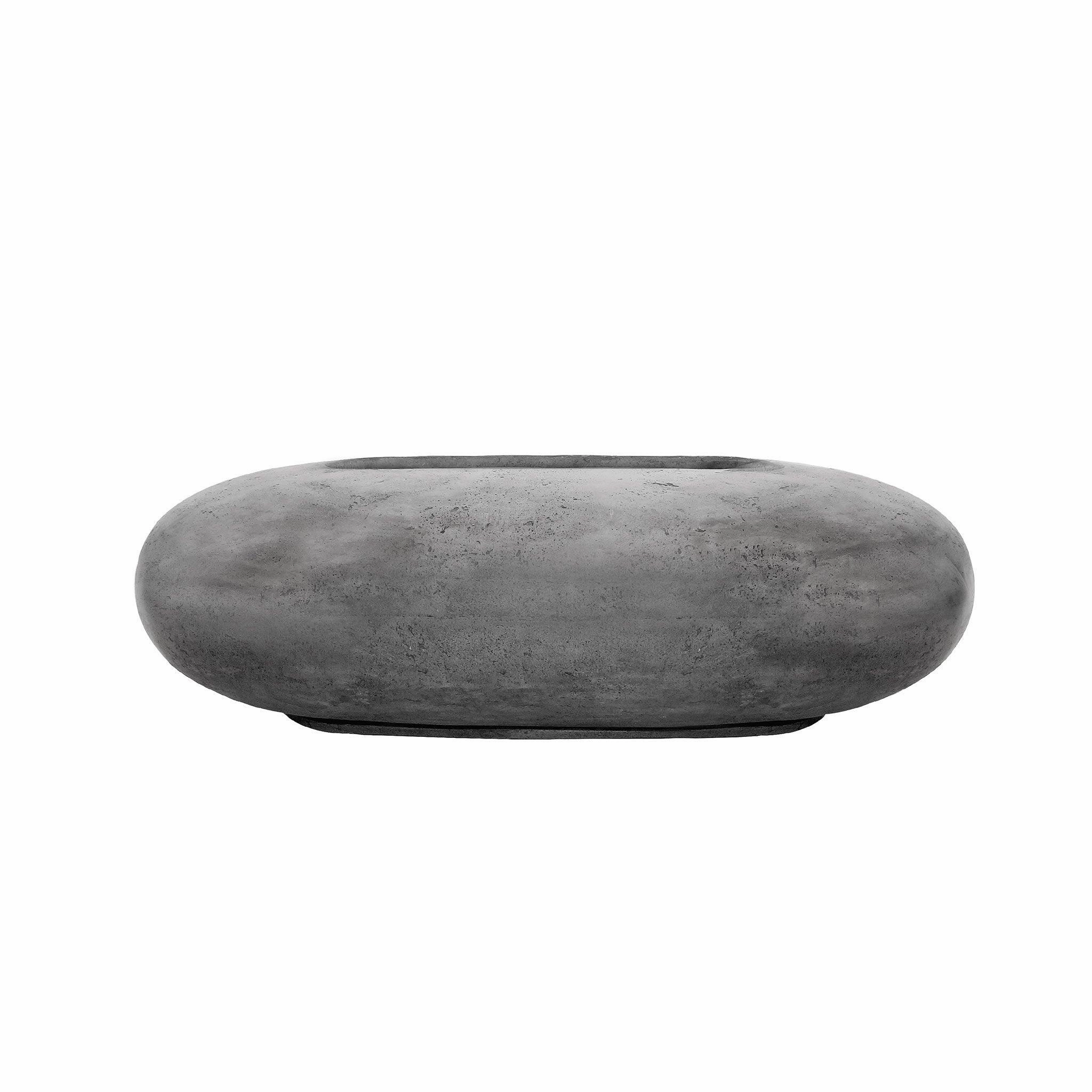 Prism Hardscapes - Pebble Series Round Concrete Fire Bowlportable outdoor fire pit with lid