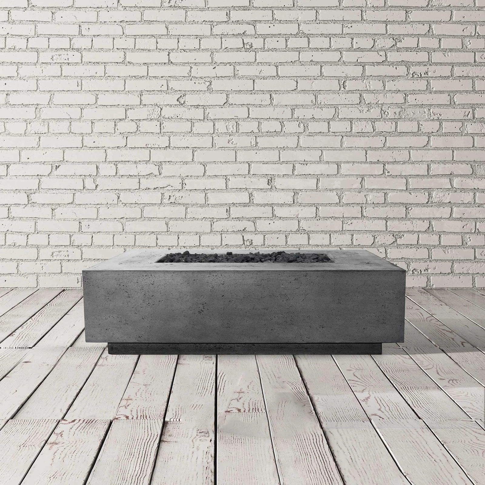 Prism Hardscapes - Tavola Series 1 Rectangular Concrete Fire Pit Table