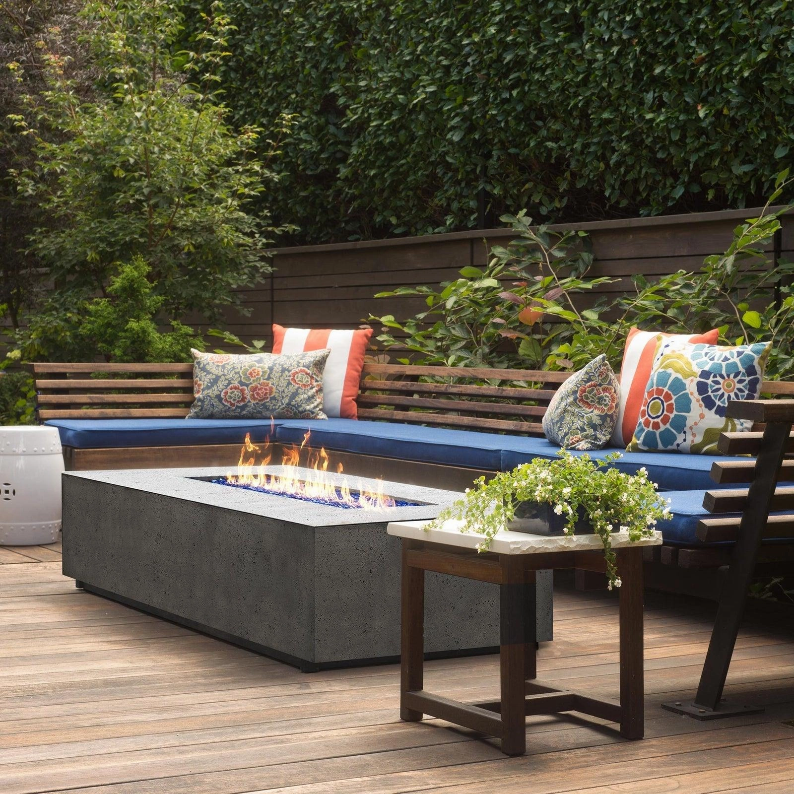 Prism Hardscapes - Tavola Series 1 Rectangular Concrete Fire Pit Table