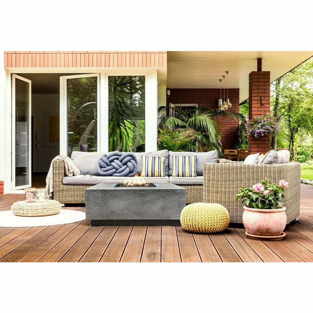 Prism Hardscapes - Tavola Series 2 Square Concrete Fire Pit Table