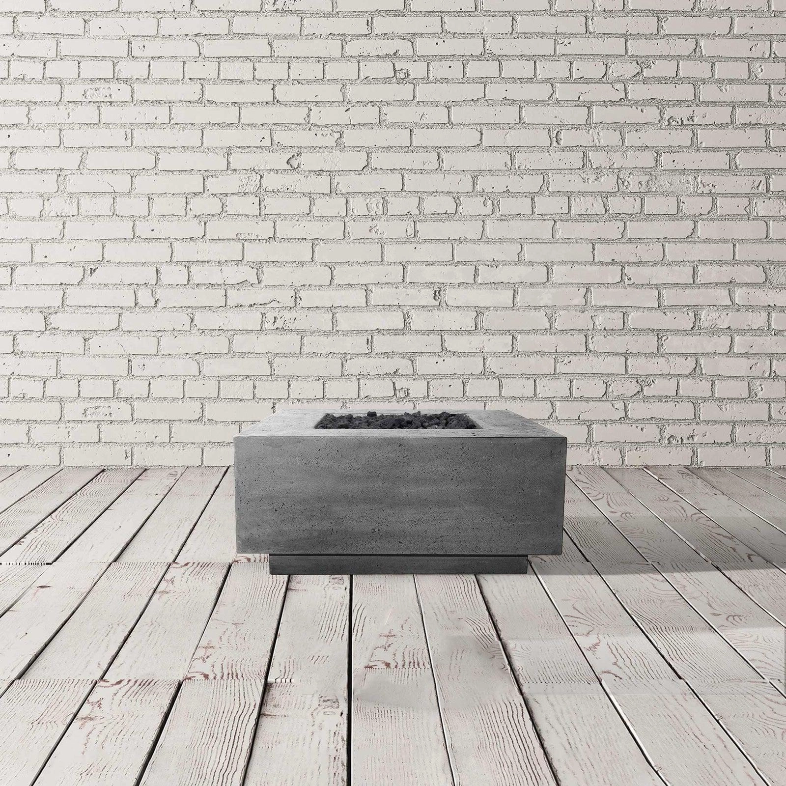 Prism Hardscapes - Tavola Series 2 Square Concrete Fire Pit Table