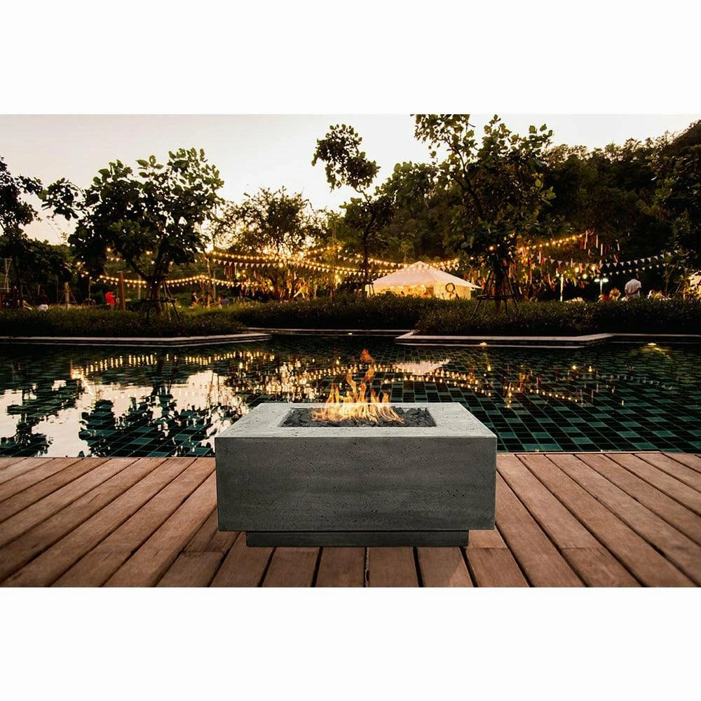 Prism Hardscapes - Tavola Series 42 Square Concrete Fire Pit Table