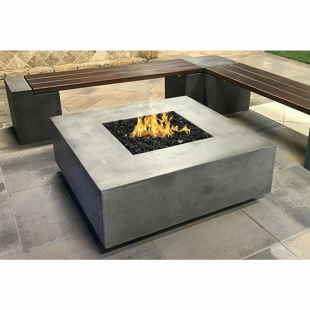 Prism Hardscapes - Tavola Series 42 Square Concrete Fire Pit Table