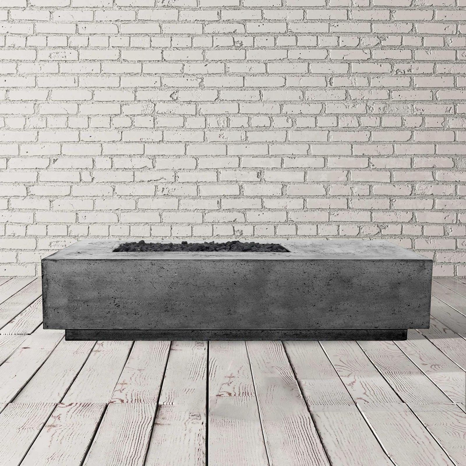 Prism Hardscapes - Tavola Series 5 Rectangular Concrete Fire Pit Table