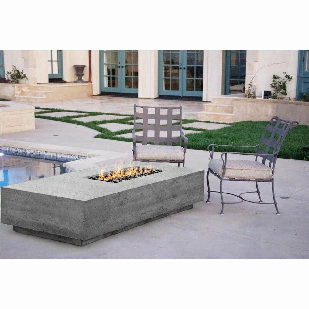 Prism Hardscapes - Tavola Series 5 Rectangular Concrete Fire Pit Table