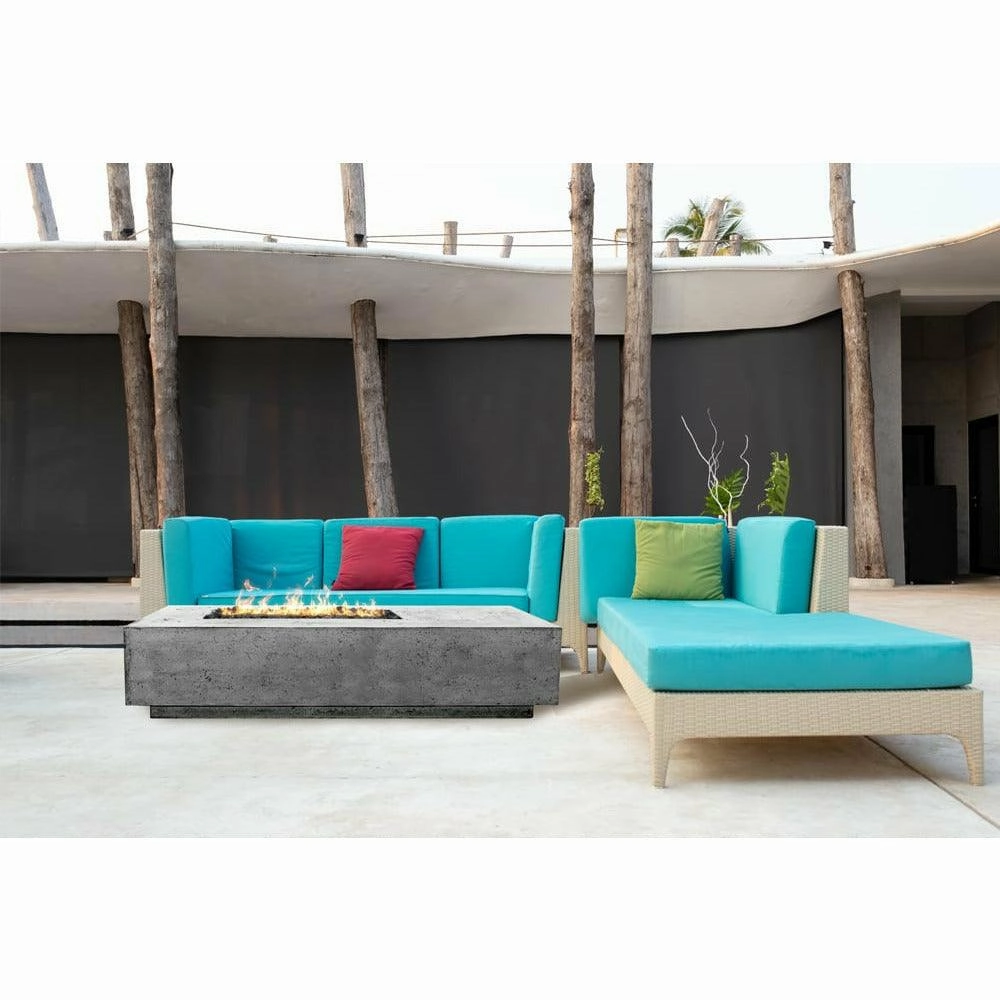 Prism Hardscapes - Tavola Series 5 Rectangular Concrete Fire Pit Table