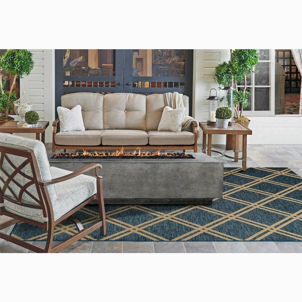 Prism Hardscapes - Tavola Series 6 Rectangular Concrete Fire Pit Table