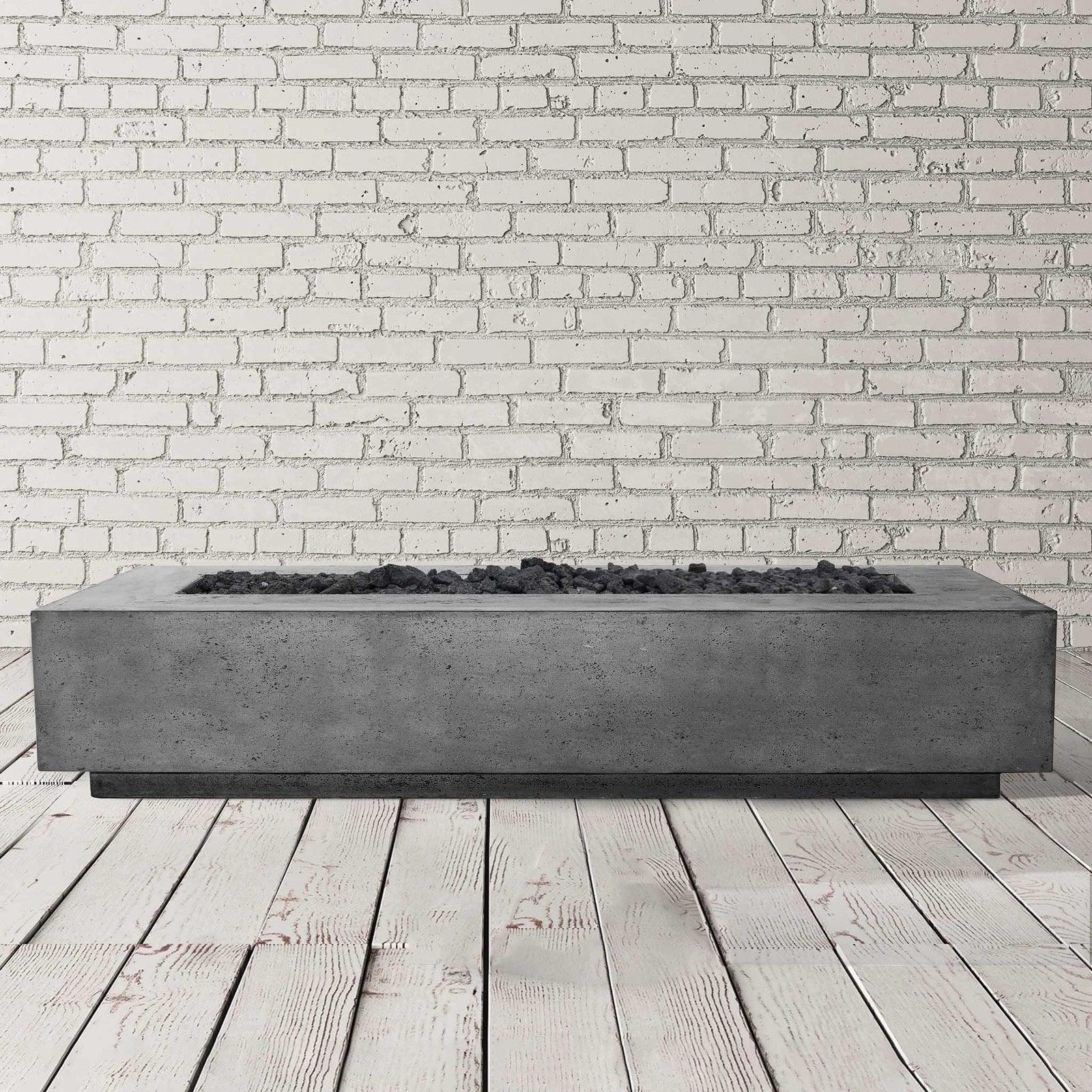 Prism Hardscapes - Tavola Series 6 Rectangular Concrete Fire Pit Table