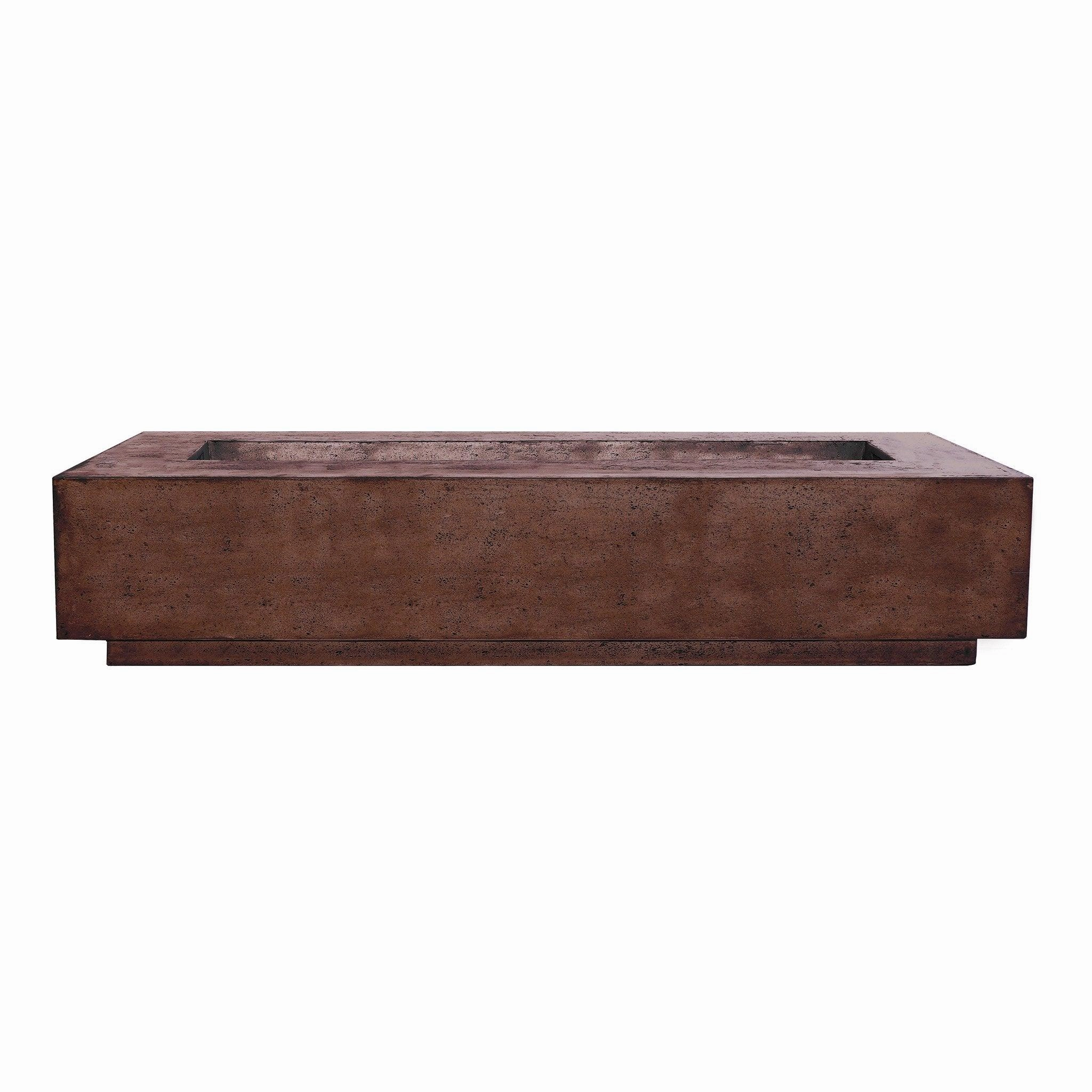 Prism Hardscapes - Tavola Series 6 Rectangular Concrete Fire Pit Table