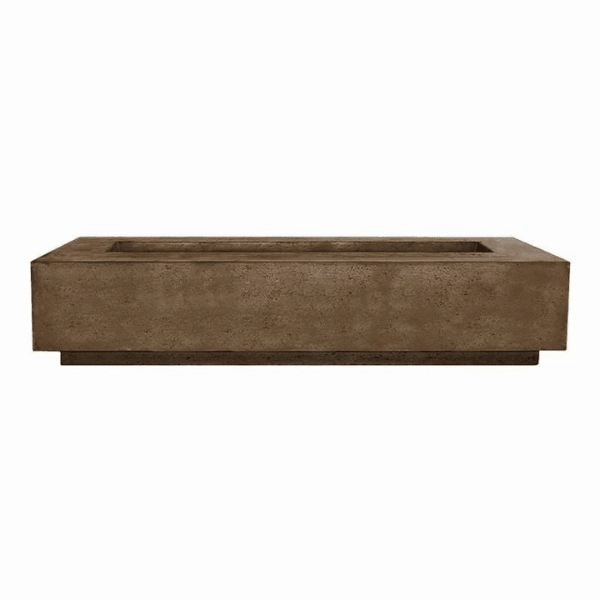 Prism Hardscapes - Tavola Series 72 Narrow Rectangular Concrete Fire Pit Table