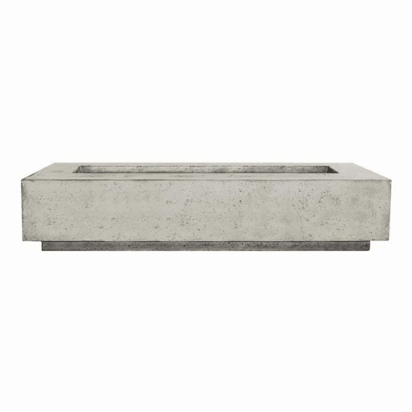 Prism Hardscapes - Tavola Series 72 Narrow Rectangular Concrete Fire Pit Table