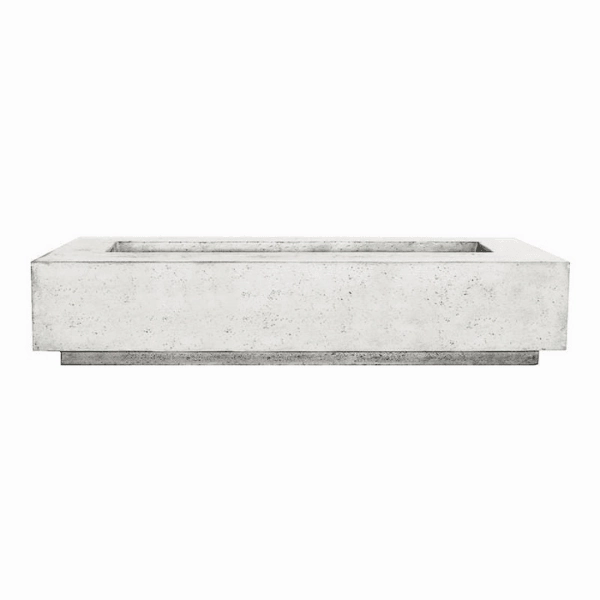 Prism Hardscapes - Tavola Series 72 Narrow Rectangular Concrete Fire Pit Table