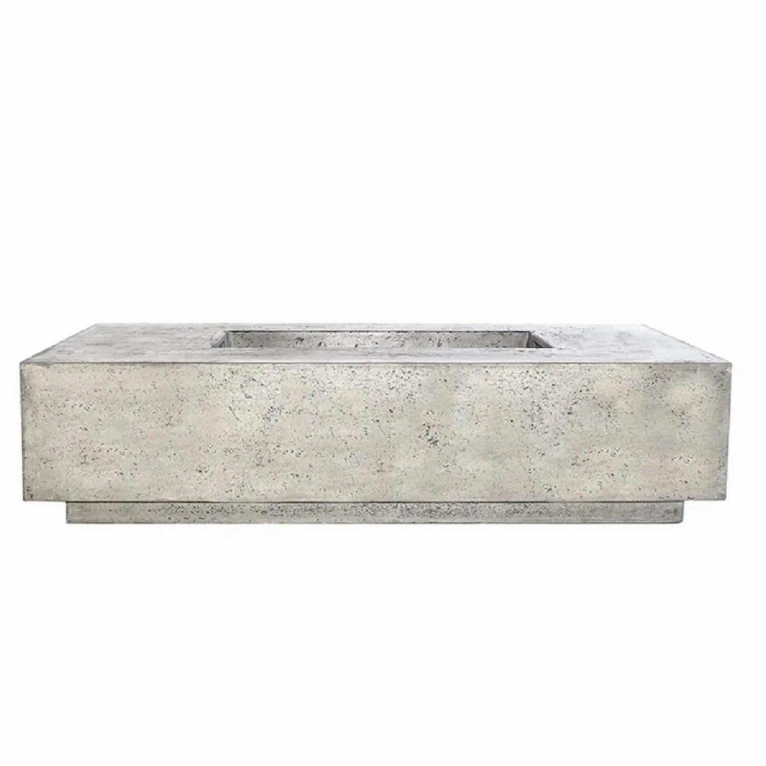 Prism Hardscapes - Tavola Series 8 Rectangular Concrete Fire Pit Table