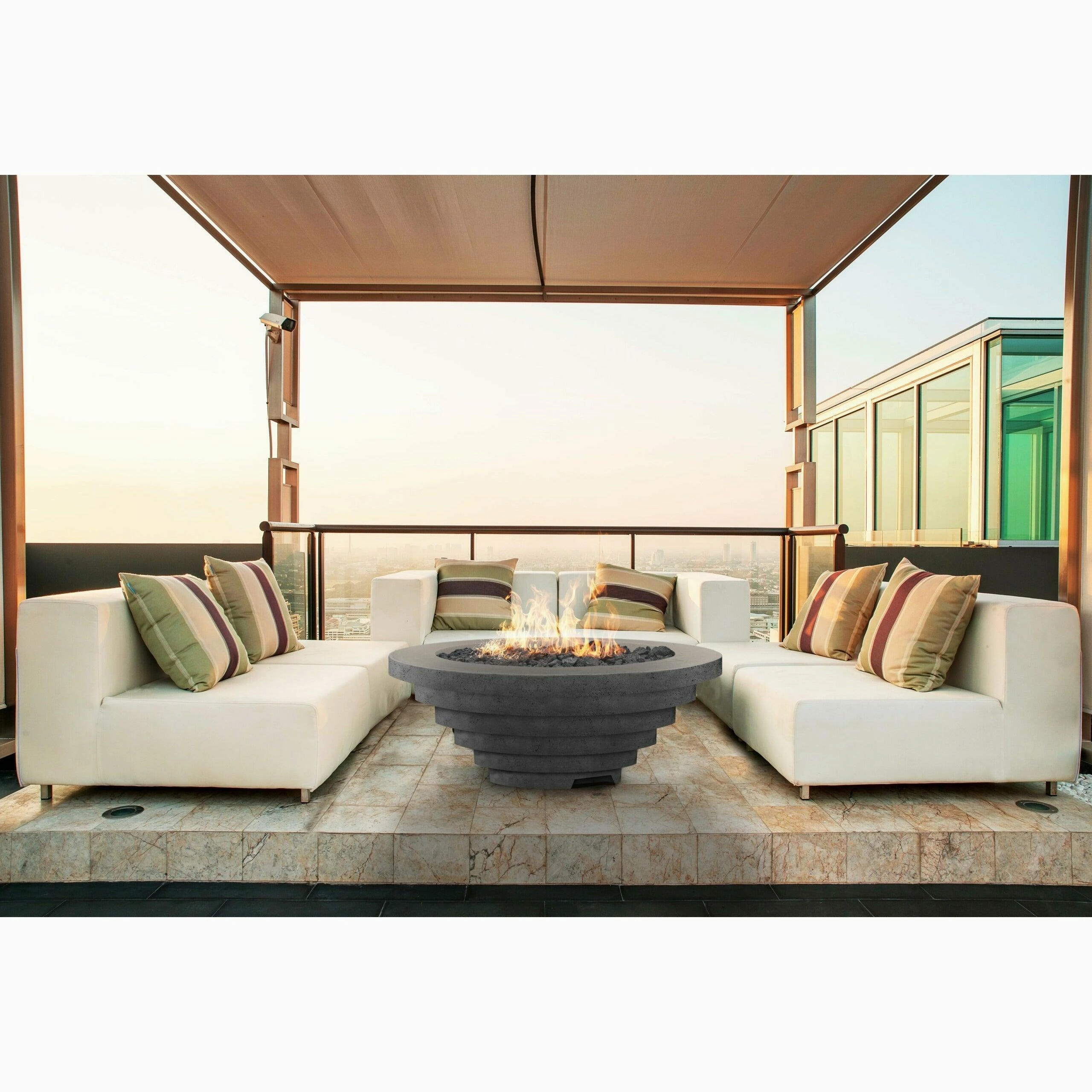 Prism Hardscapes - Triton Round Concrete Fire Bowl