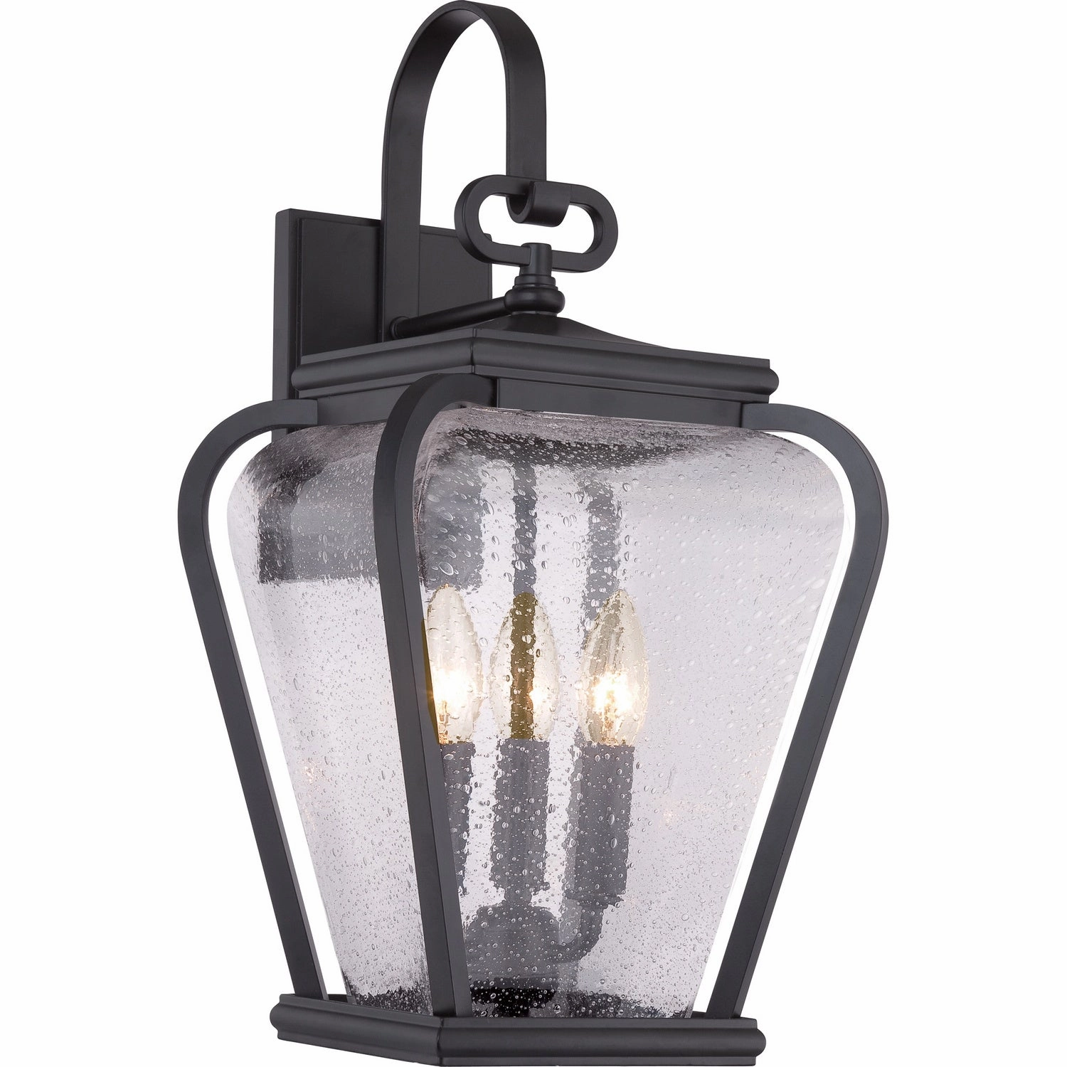Province Three Light Outdoor Wall Lantern Mystic BlackOutdoor wall sconces with motion sensor