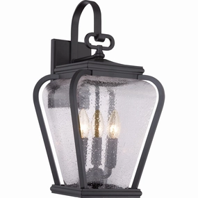 Province Three Light Outdoor Wall Lantern Mystic BlackOutdoor wall sconces with motion sensor