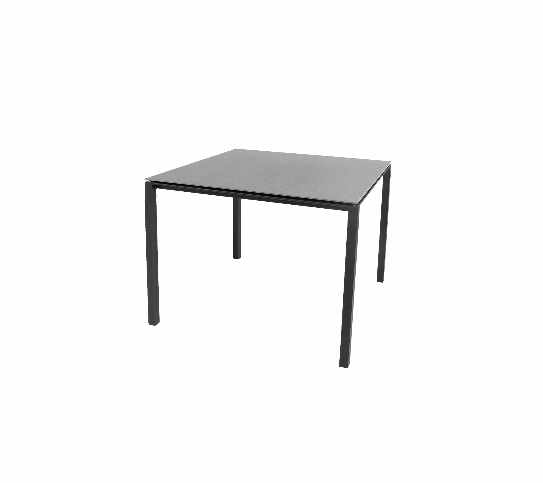 Pure dining table, 100x100 cm