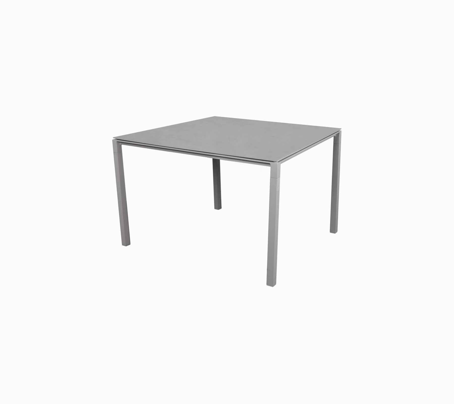Pure dining table, 100x100 cm