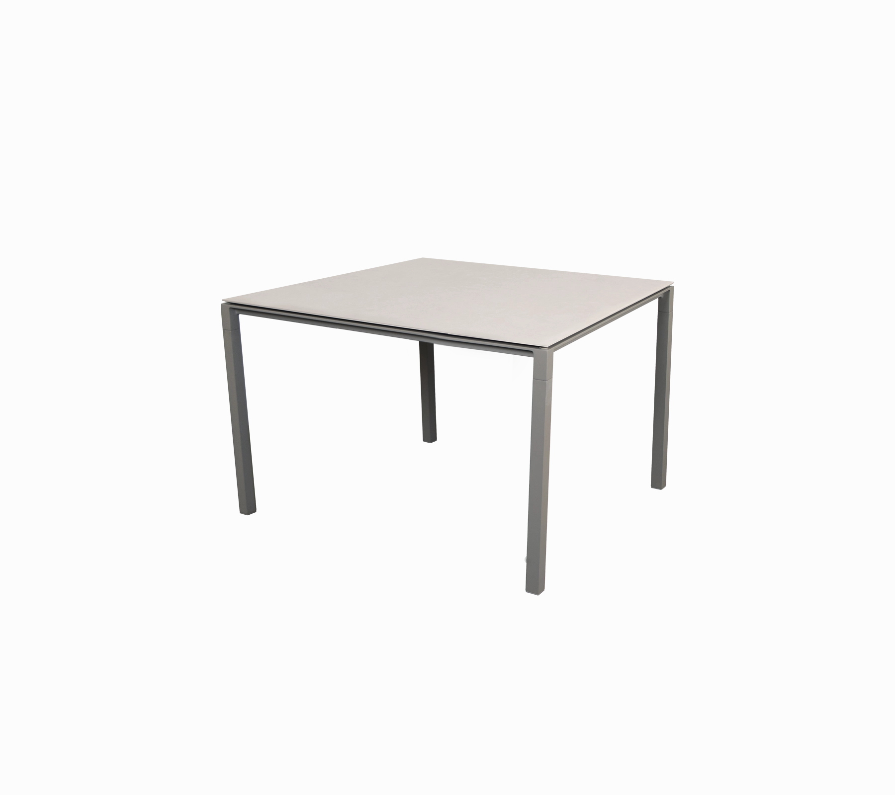 Pure dining table, 100x100 cm